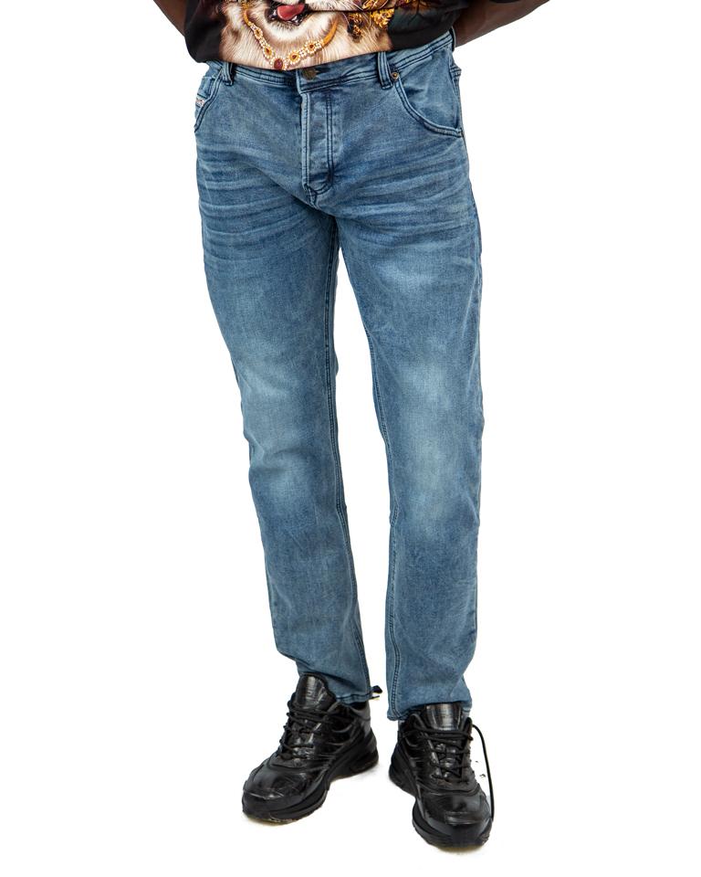 Diesel D-Krooley  Jeans, Light Blue Wash, Elastic Waistband, Comfortable Men's Denim