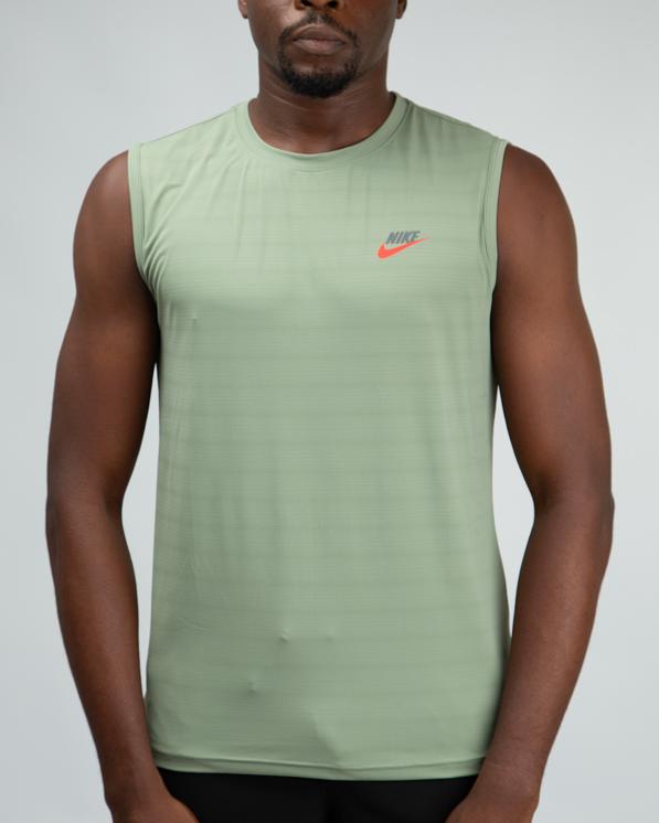  Nike Dri-FIT Men's Training Tank Top, Olive Green, Breathable Fabric