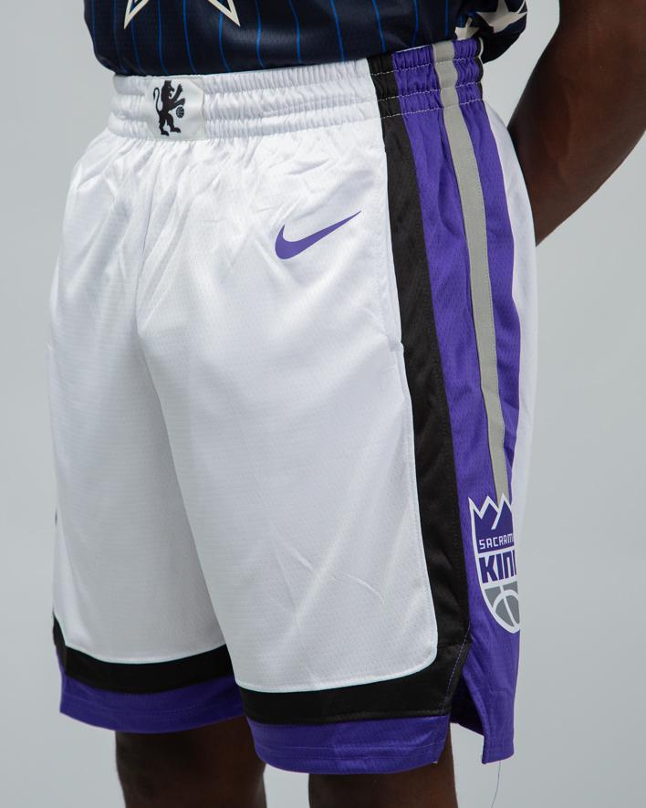 Sacramento Kings Association Edition Nike Dri-FIT Swingman Shorts, White