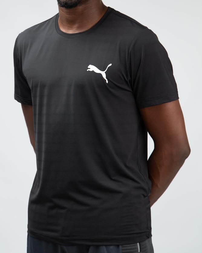Puma Men's Train All Day Tee, Black, Moisture-Wicking Fabric