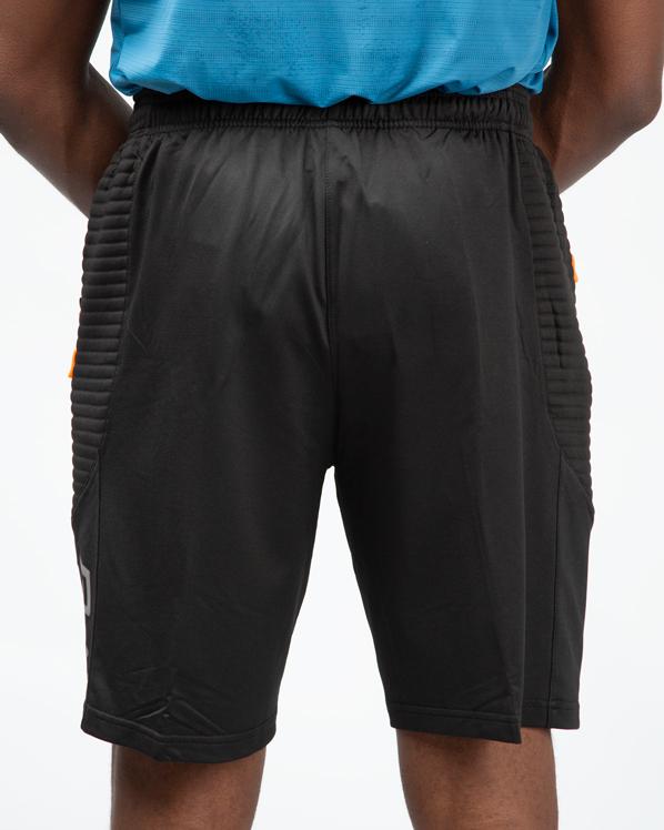 Black Textured Training Shorts, Men's Performance Shorts, Athletic Shorts, Workout Shorts, Zipper Pocket