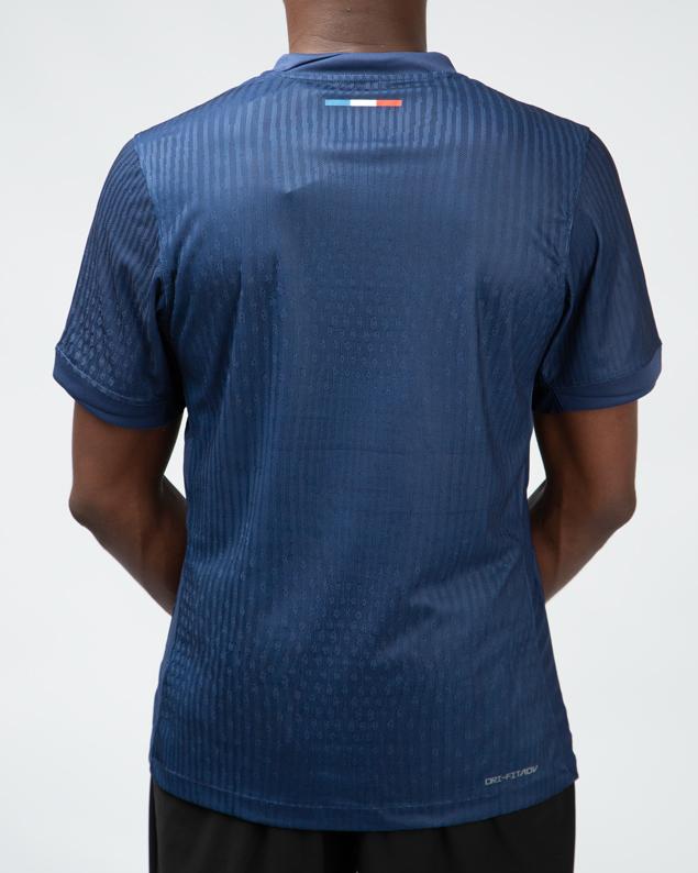 Nike PSG 2023/24 Home Authentic Jersey, Navy Blue, Red Stripe, Qatar Airways, Soccer Jersey