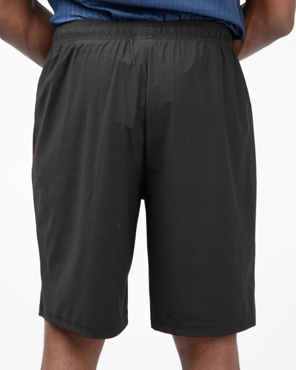 Under Armour Black Running Shorts, Men's 7 Inch Shorts, Zipper Pockets, Athletic Shorts, Under Armour Logo