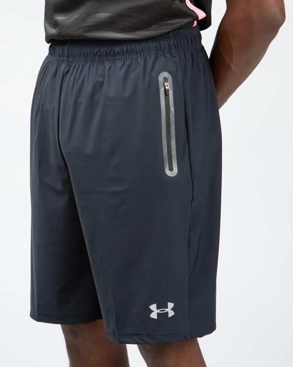 Under Armour Launch Run 7 Inch Shorts, Dark Grey, Men's Running Shorts, Athletic Shorts, Zipper Pockets
