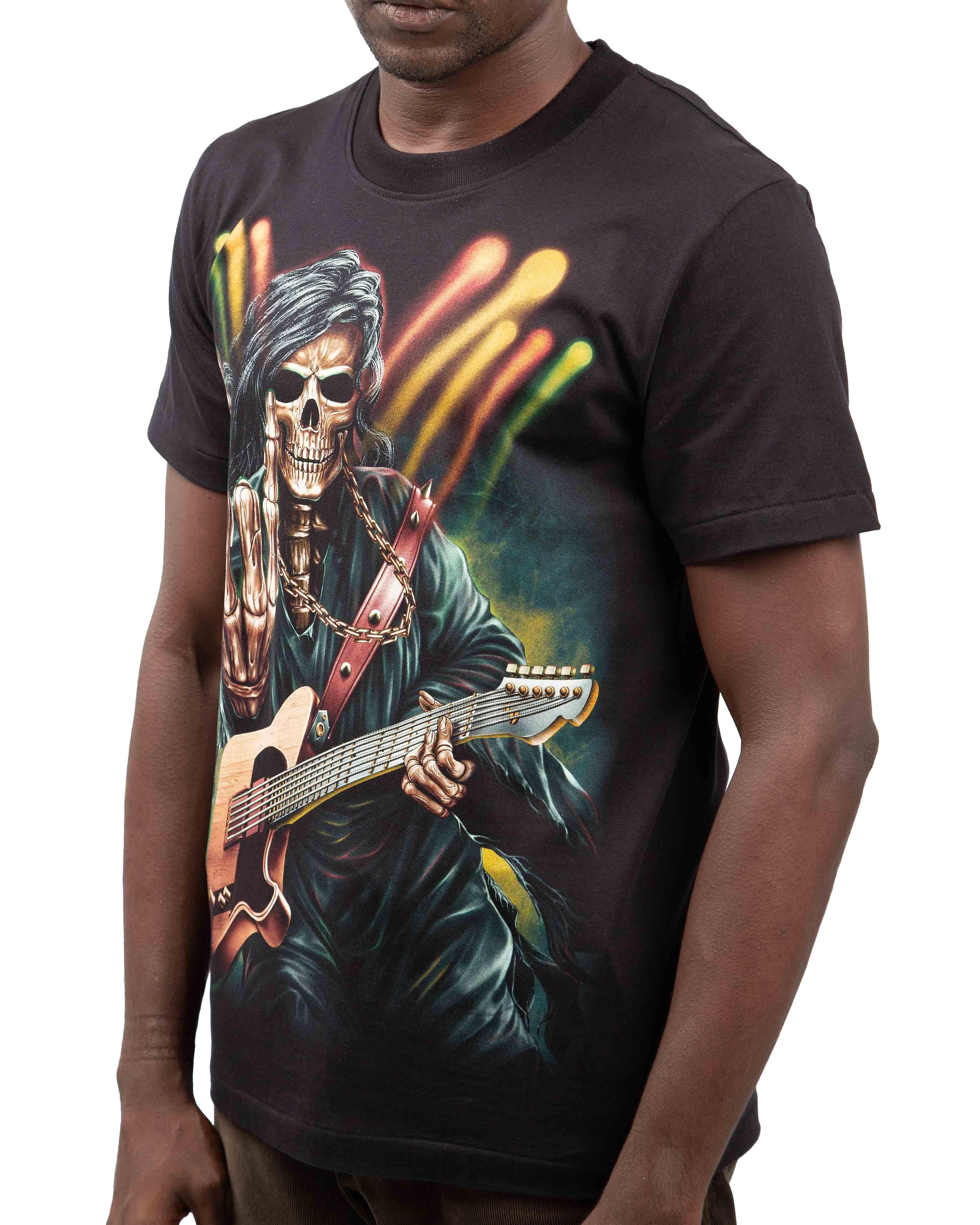 Skull Guitar Rock Tee