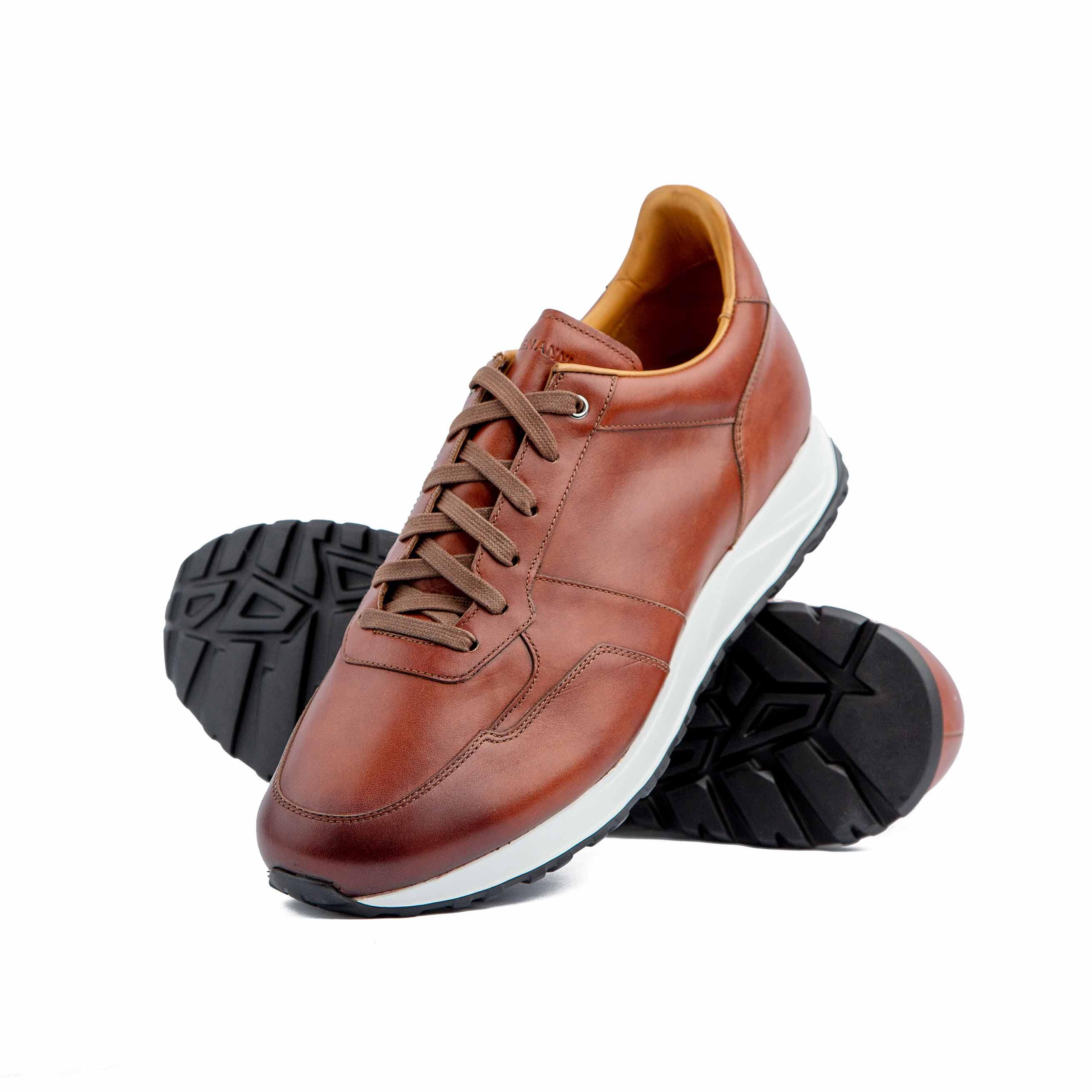 Magnanni Fado Cognac Leather Sneakers