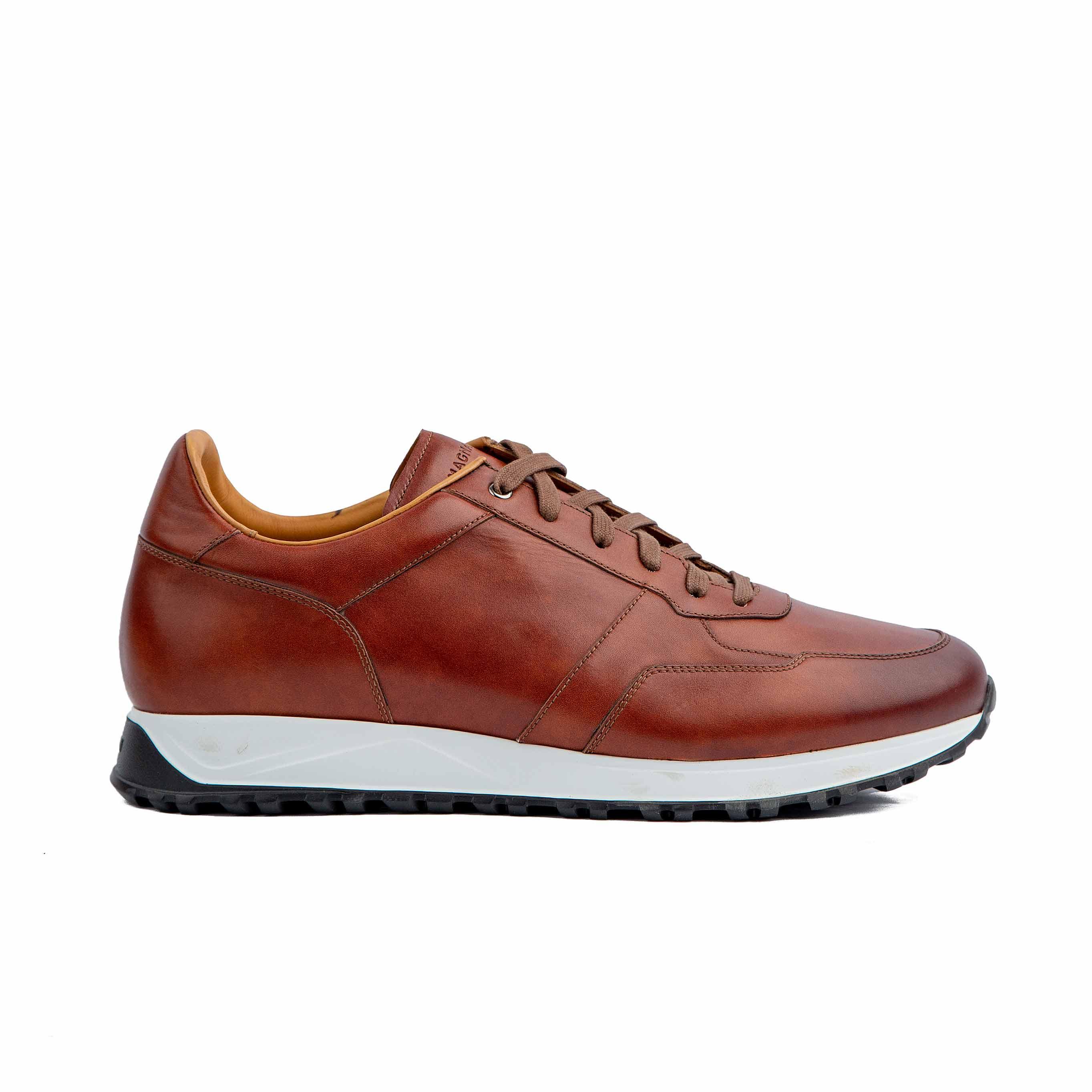 Magnanni Fado Cognac Leather Sneakers
