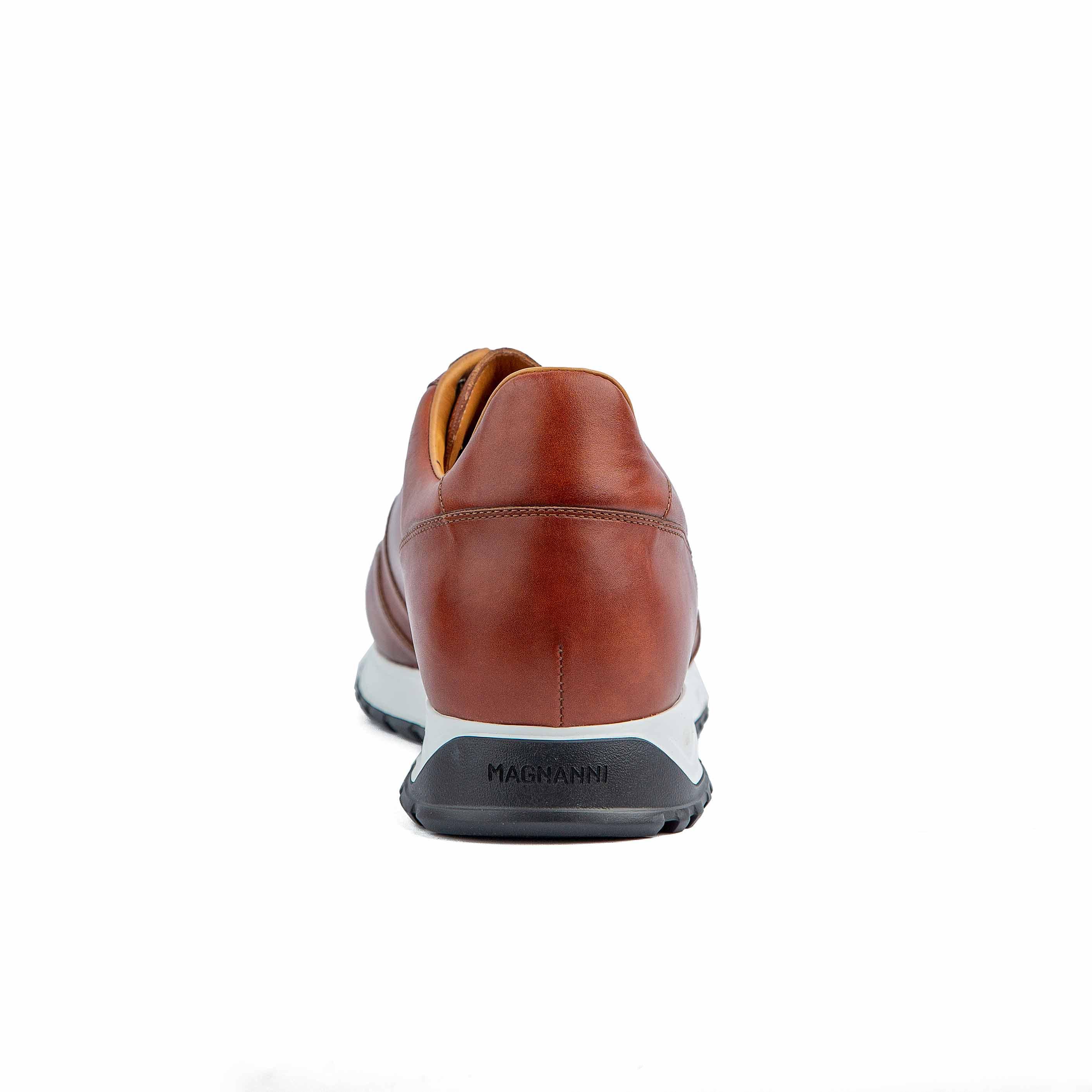 Magnanni Fado Cognac Leather Sneakers