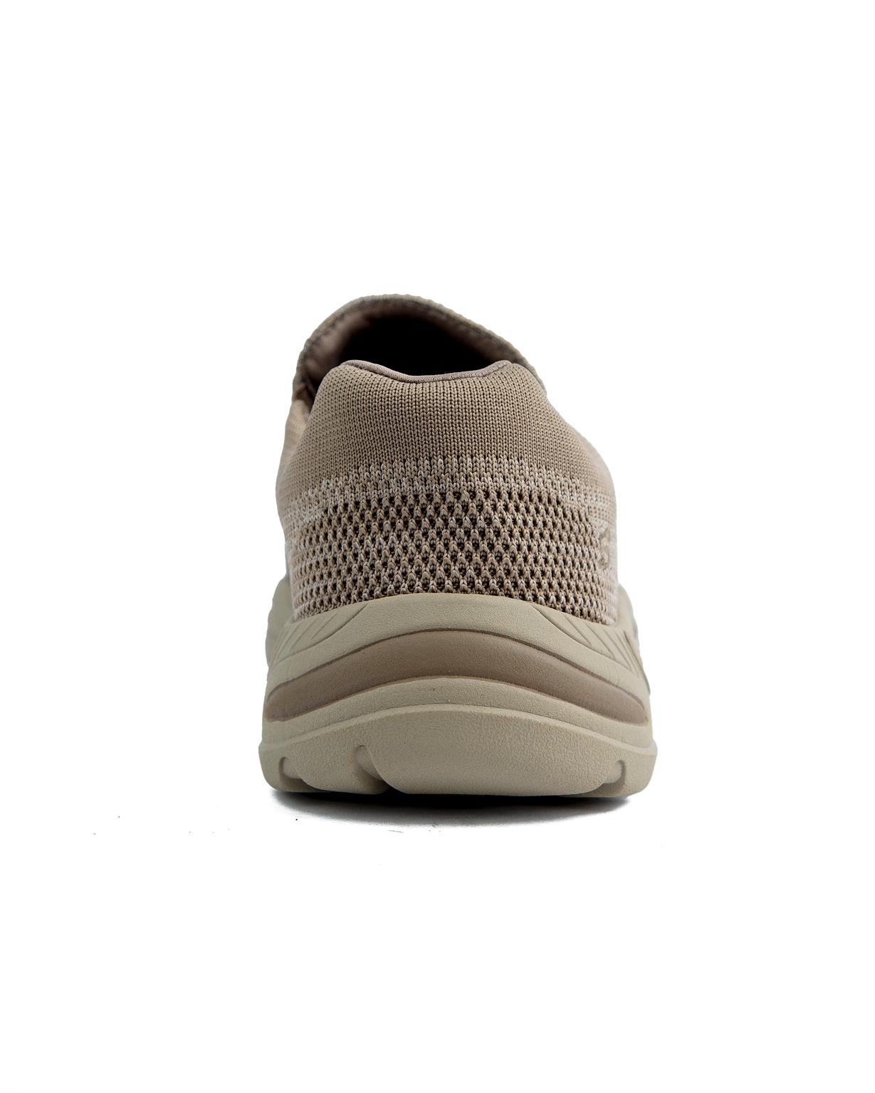 Skechers USA Arch Fit Motley - Vaseo Slip-On Men's Shoes, Taupe knit mesh upper, slip-on design, Arch Fit insole for suppor