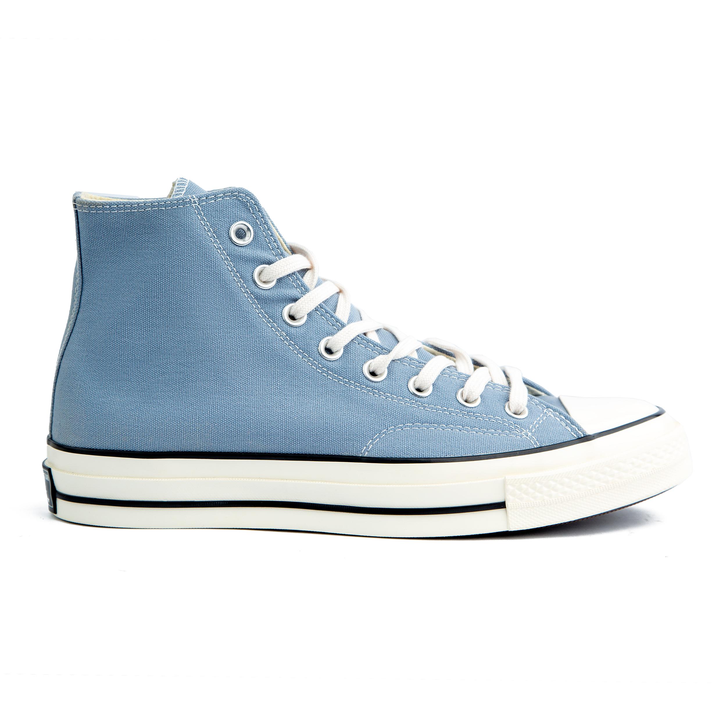  Blue Converse Chuck Taylor All Star 70 High Top Sneakers - Classic unisex design with durable canvas upper and white rubber sole for everyday wear.
