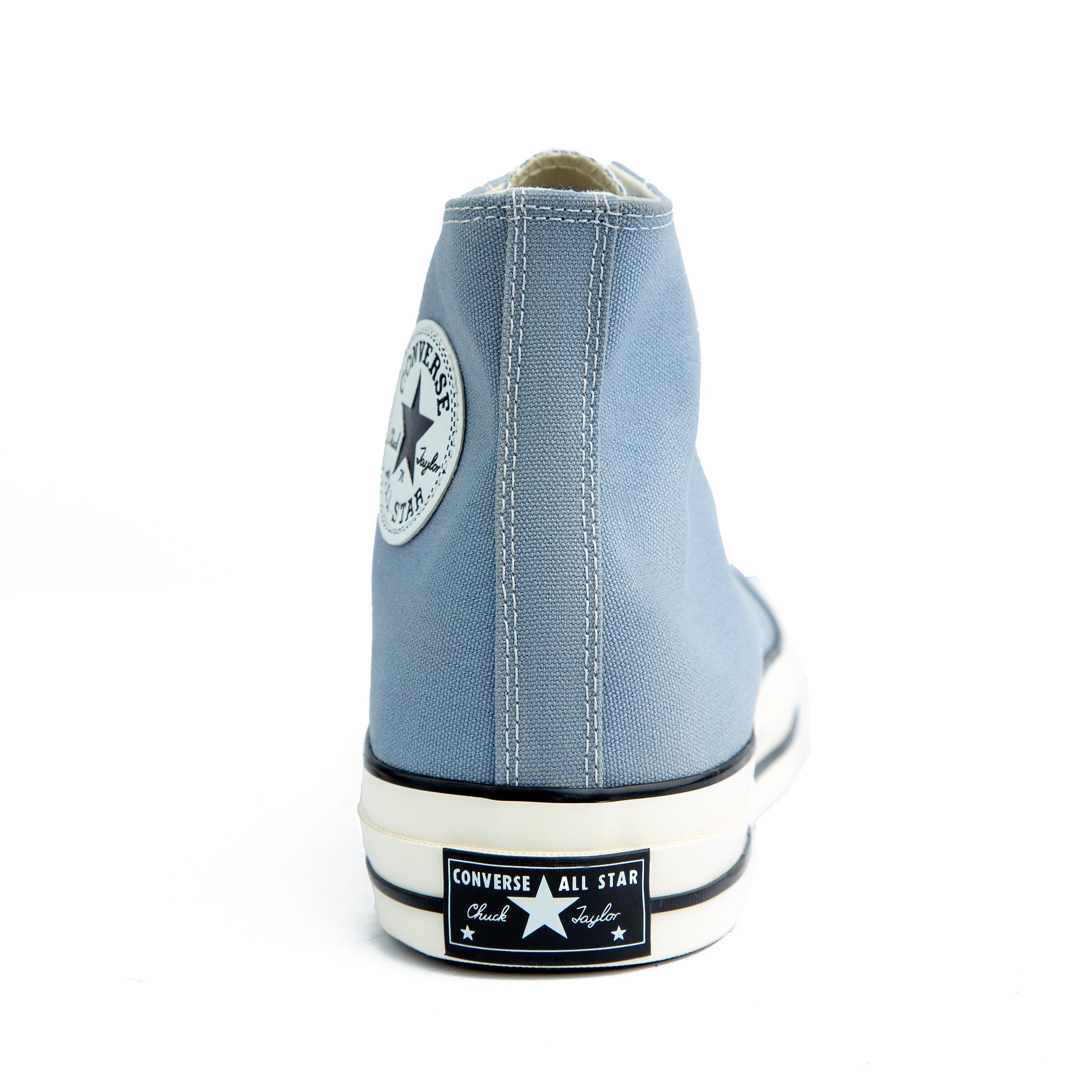 Blue Converse Chuck Taylor All Star 70 High Top Sneakers - Classic unisex design with durable canvas upper and white rubber sole for everyday wear.