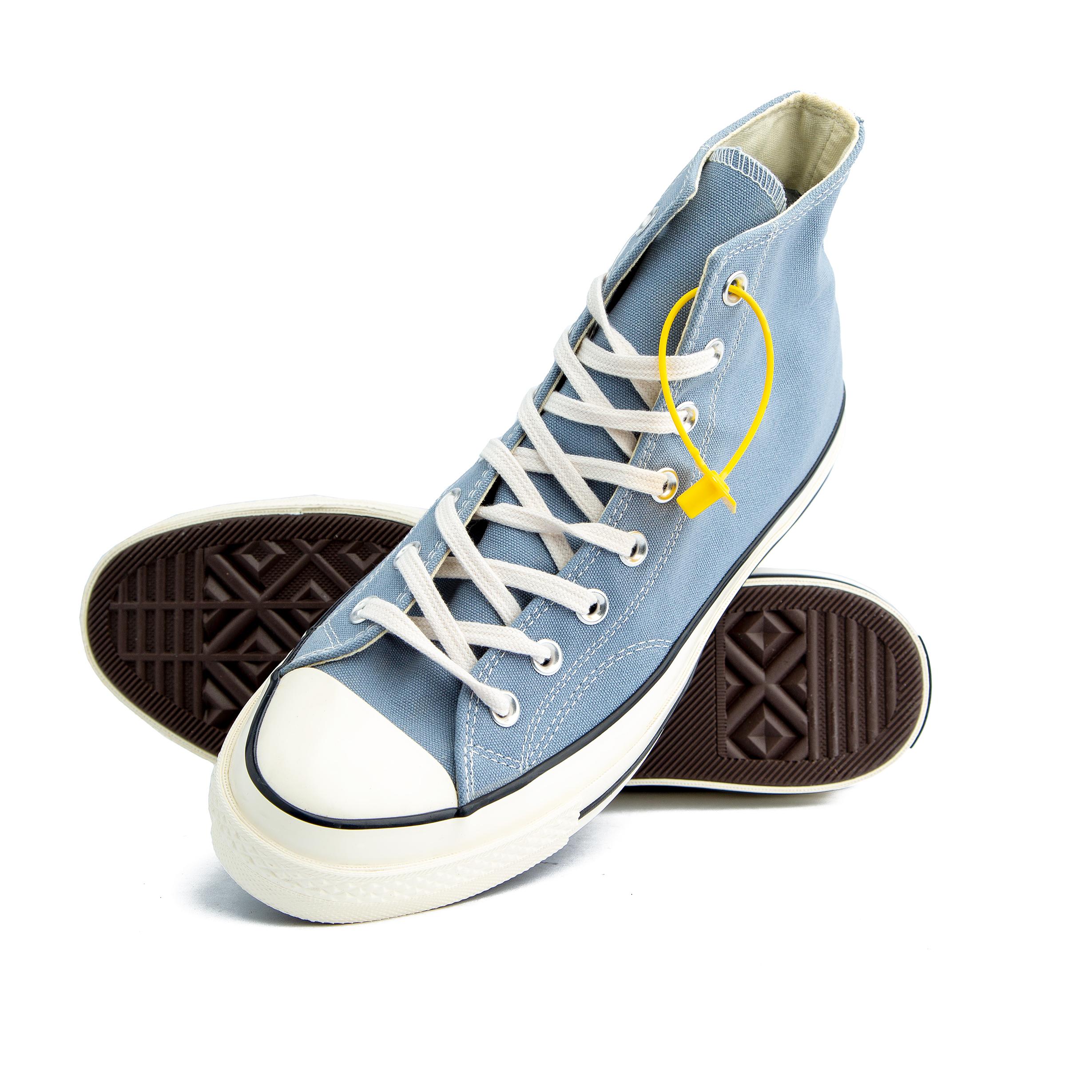 Blue Converse Chuck Taylor All Star 70 High Top Sneakers - Classic unisex design with durable canvas upper and white rubber sole for everyday wear.