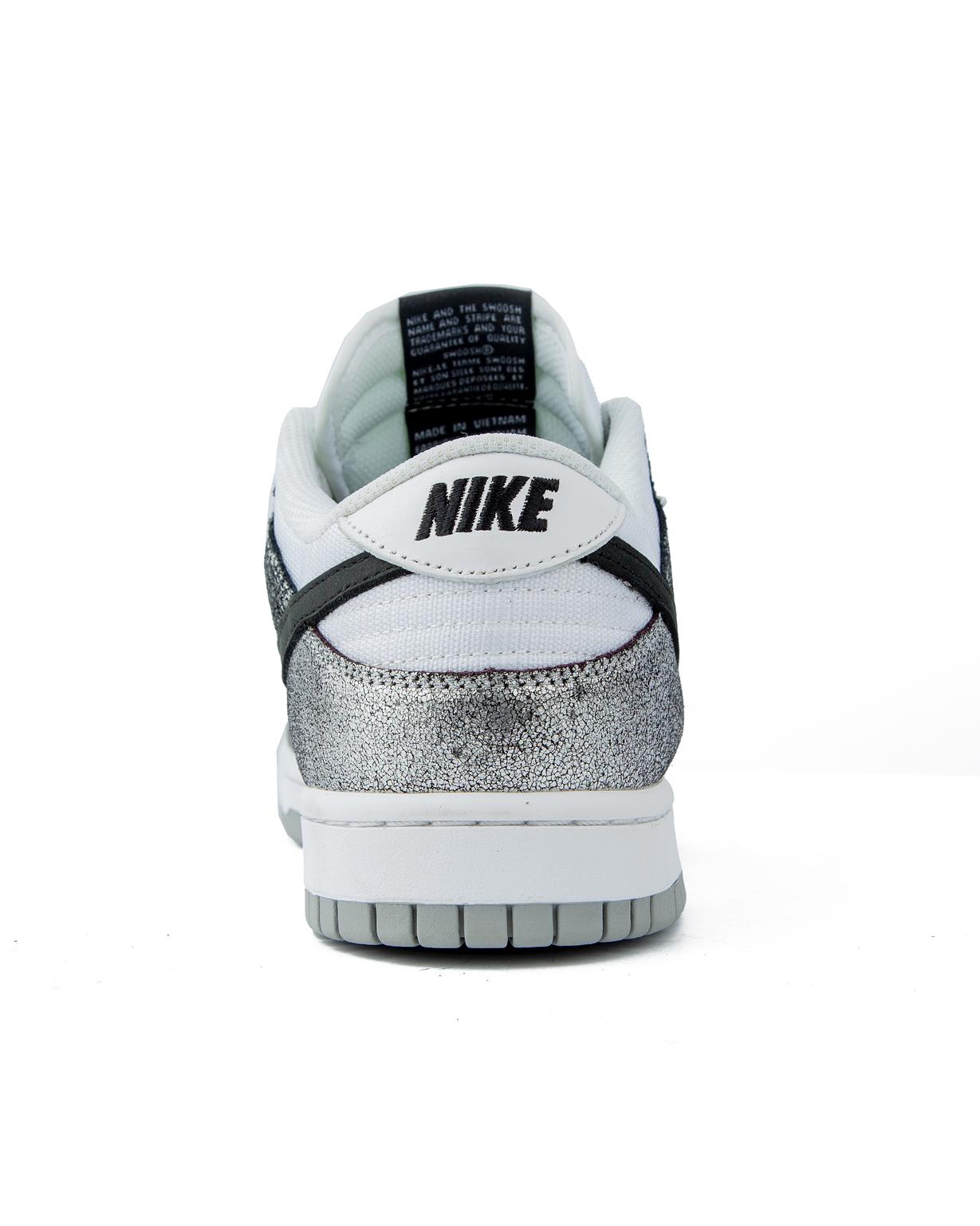 Nike Dunk Low Retro SE - White/Black/Silver Sneaker for Men & Women