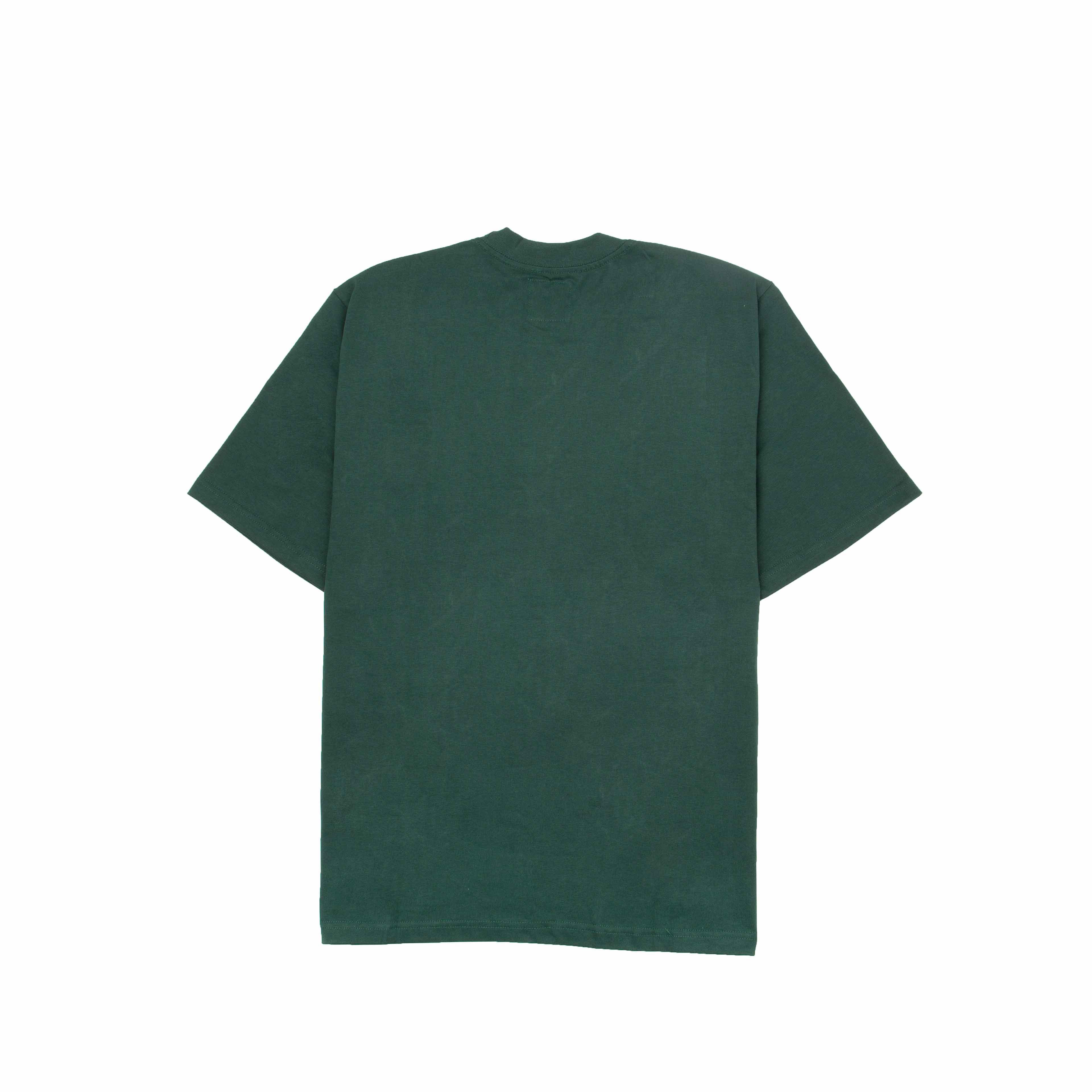 Agu & Sons Retro Rocket Graphic T-Shirt in Dark Green