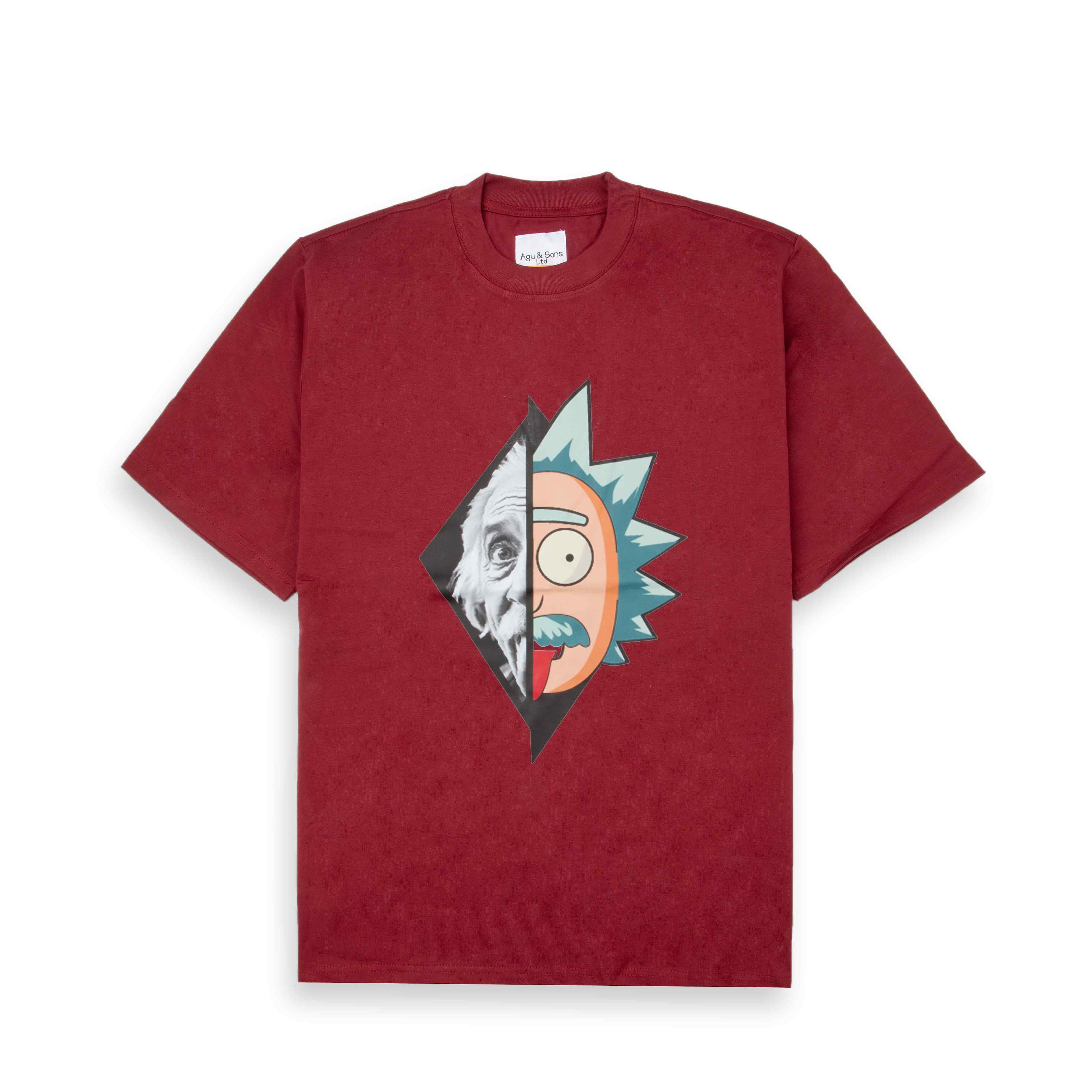 Agu & Sons Ltd Maroon Einstein Rick T-Shirt