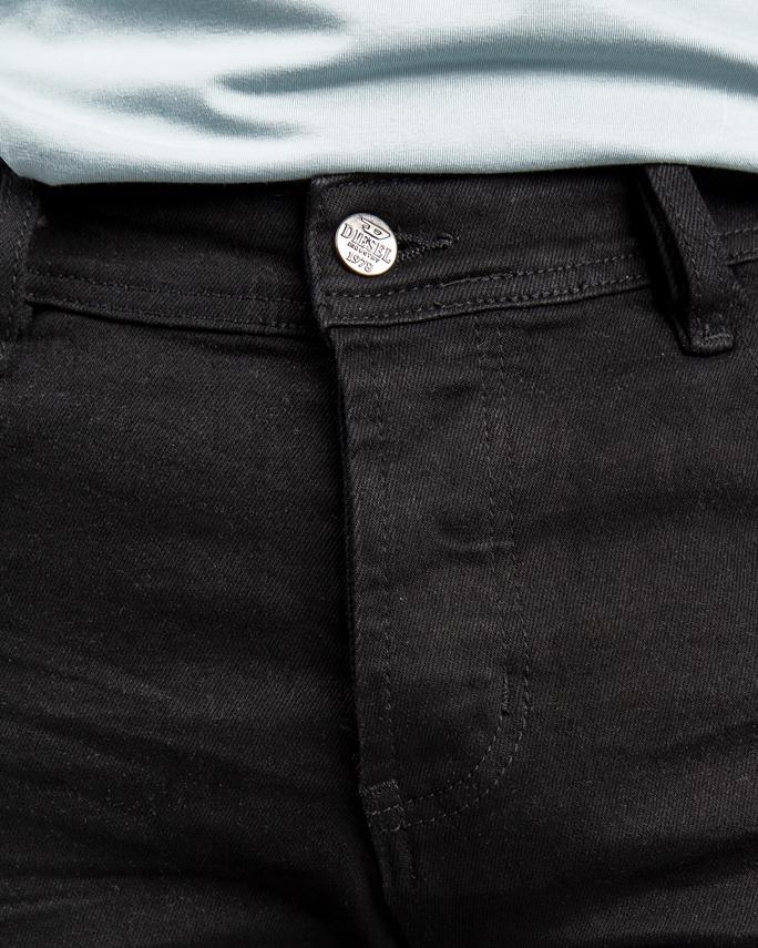 Men's Diesel slim-fit black denim jeans, stylish and comfortable. Perfect for casual and smart-casual outfits. High-quality stretch fabric for a great fit.