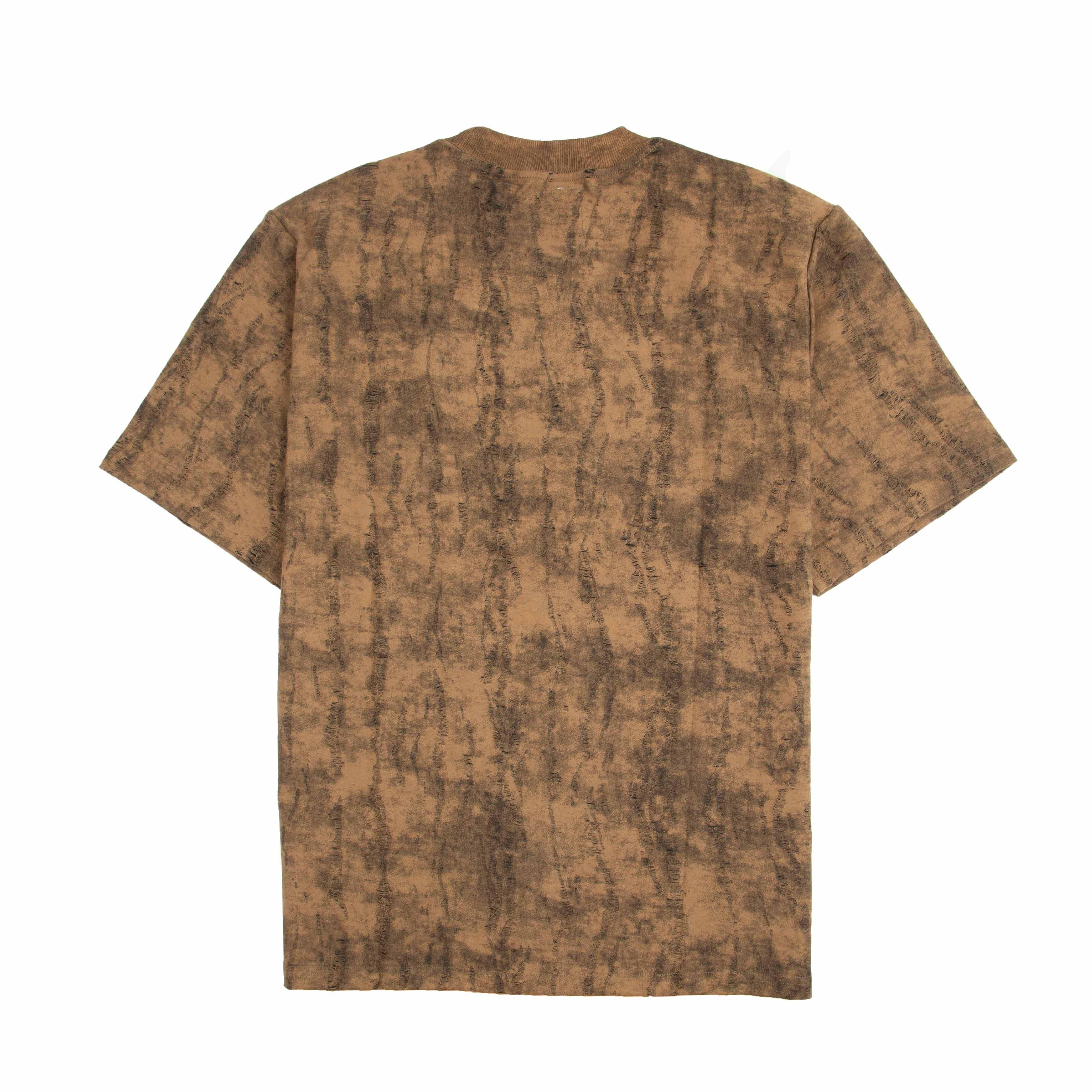 Agu & Sons Ltd Batik Oversized T-Shirt – Earth Brown, XL | Unisex, Premium Cotton, Casual Streetwear