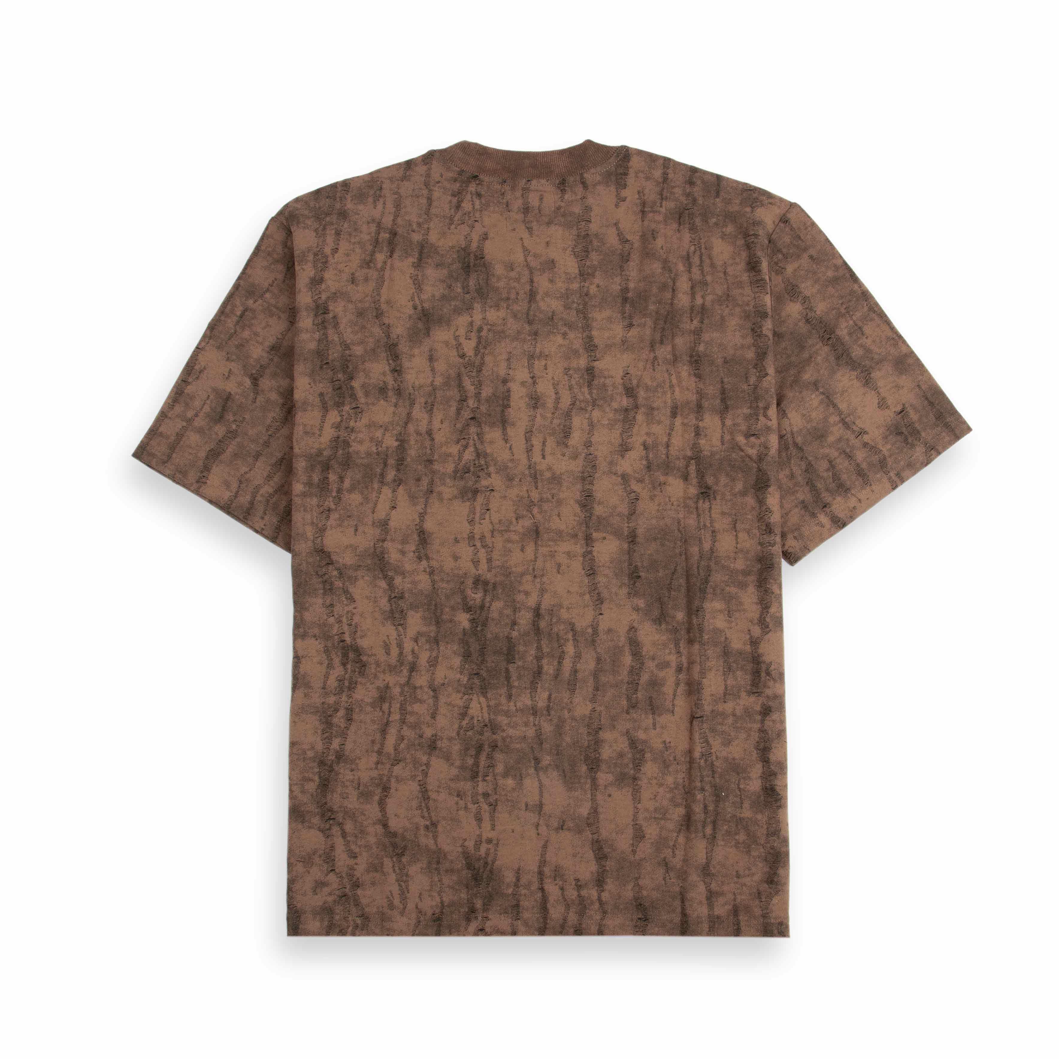 Agu & Sons Ltd Batik-Inspired  T-Shirt – XL | Beige & Black | Unisex Casual Streetwear Fashion Tee