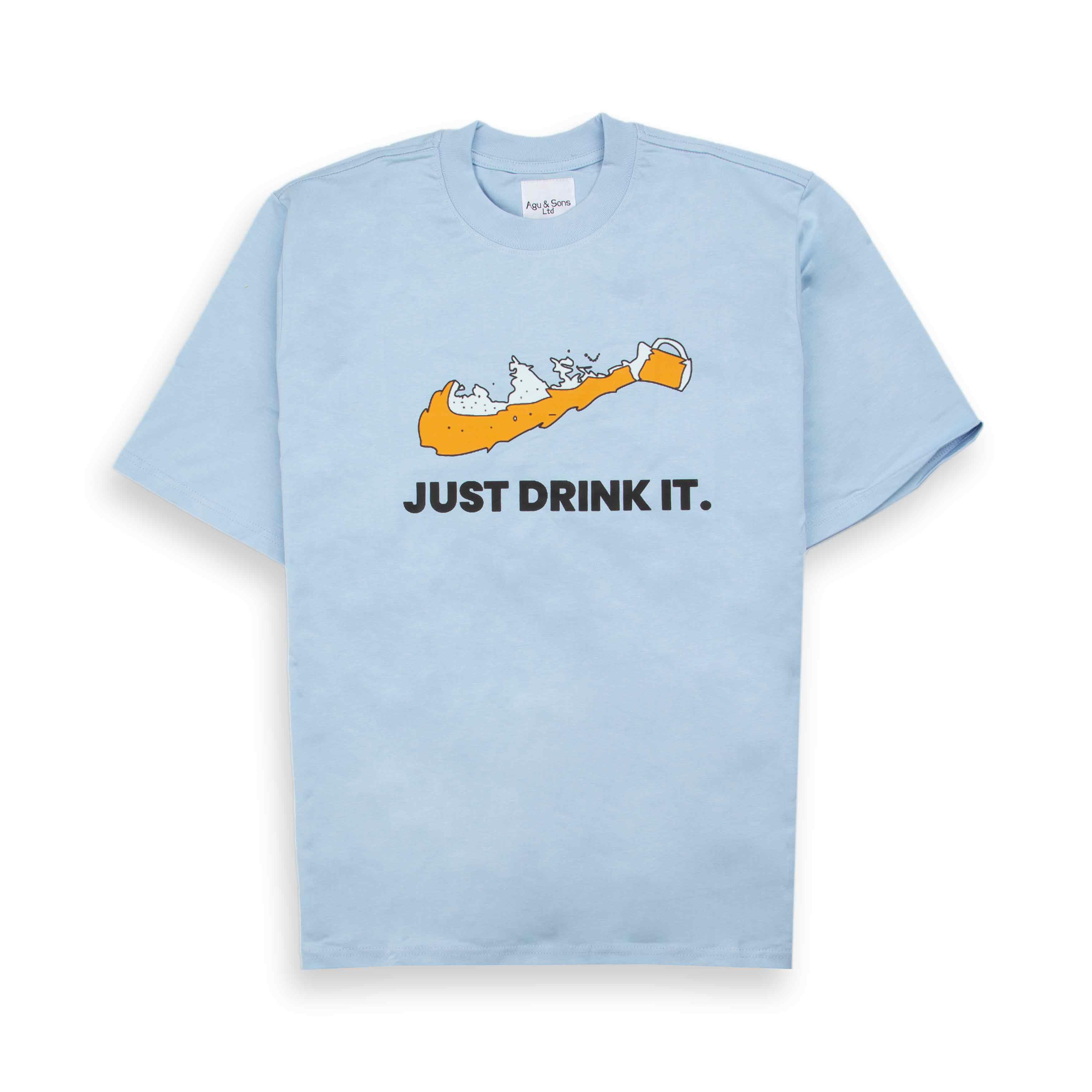 Agu & Sons Ltd. "Just Drink It" Beer Bermuda T-Shirt