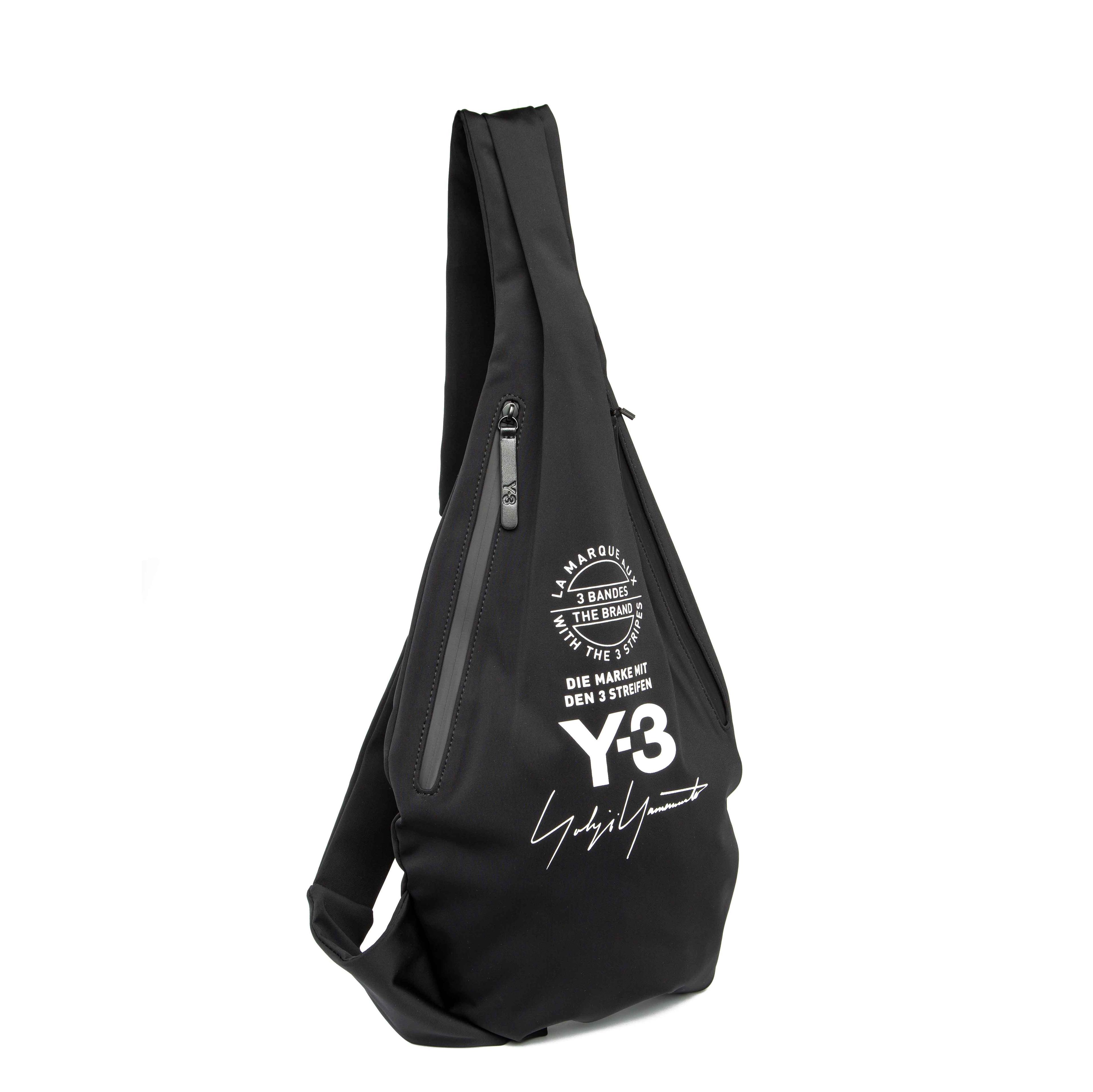  Y-3 Black Sling Bag - Unisex Crossbody Style