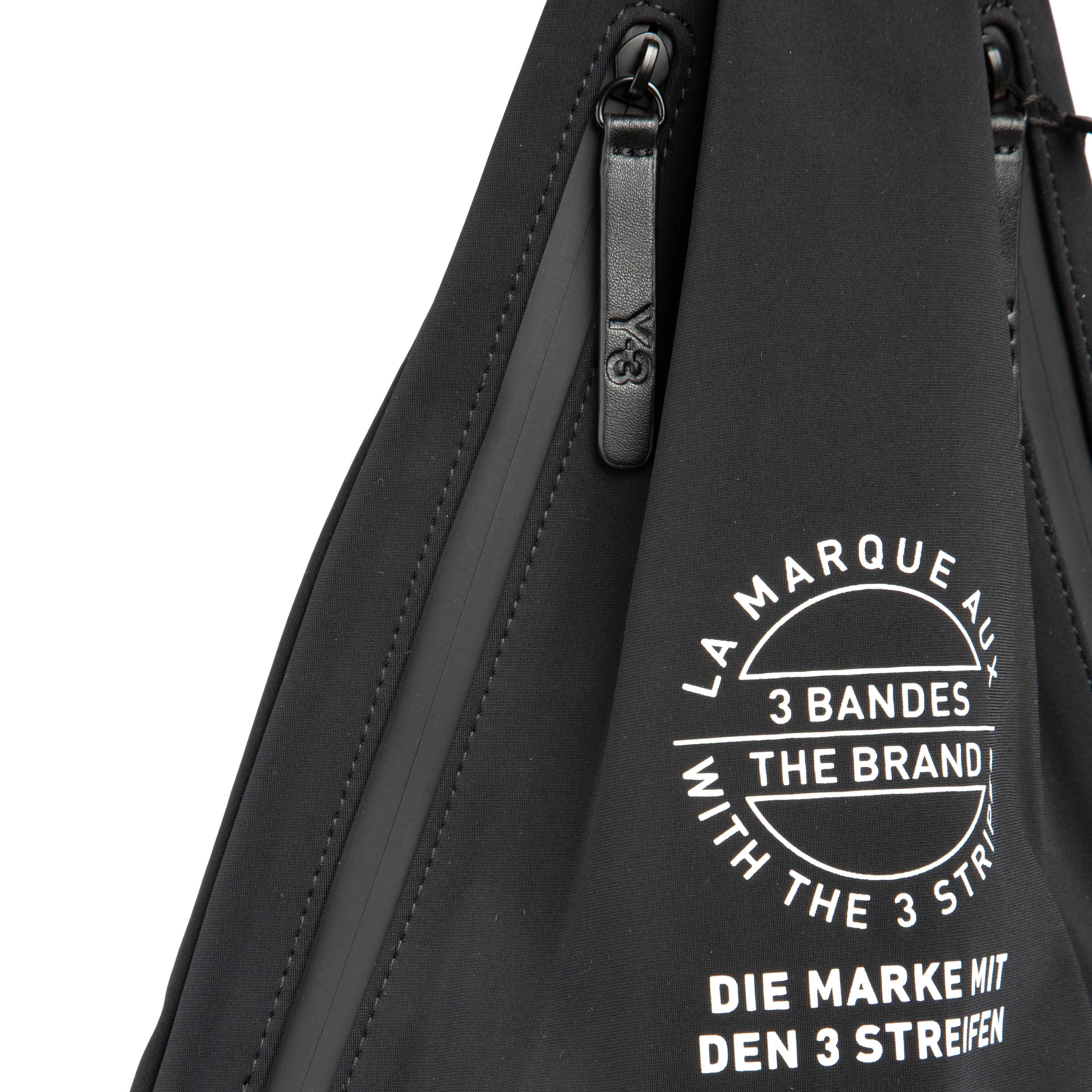  Y-3 Black Sling Bag - Unisex Crossbody Style
