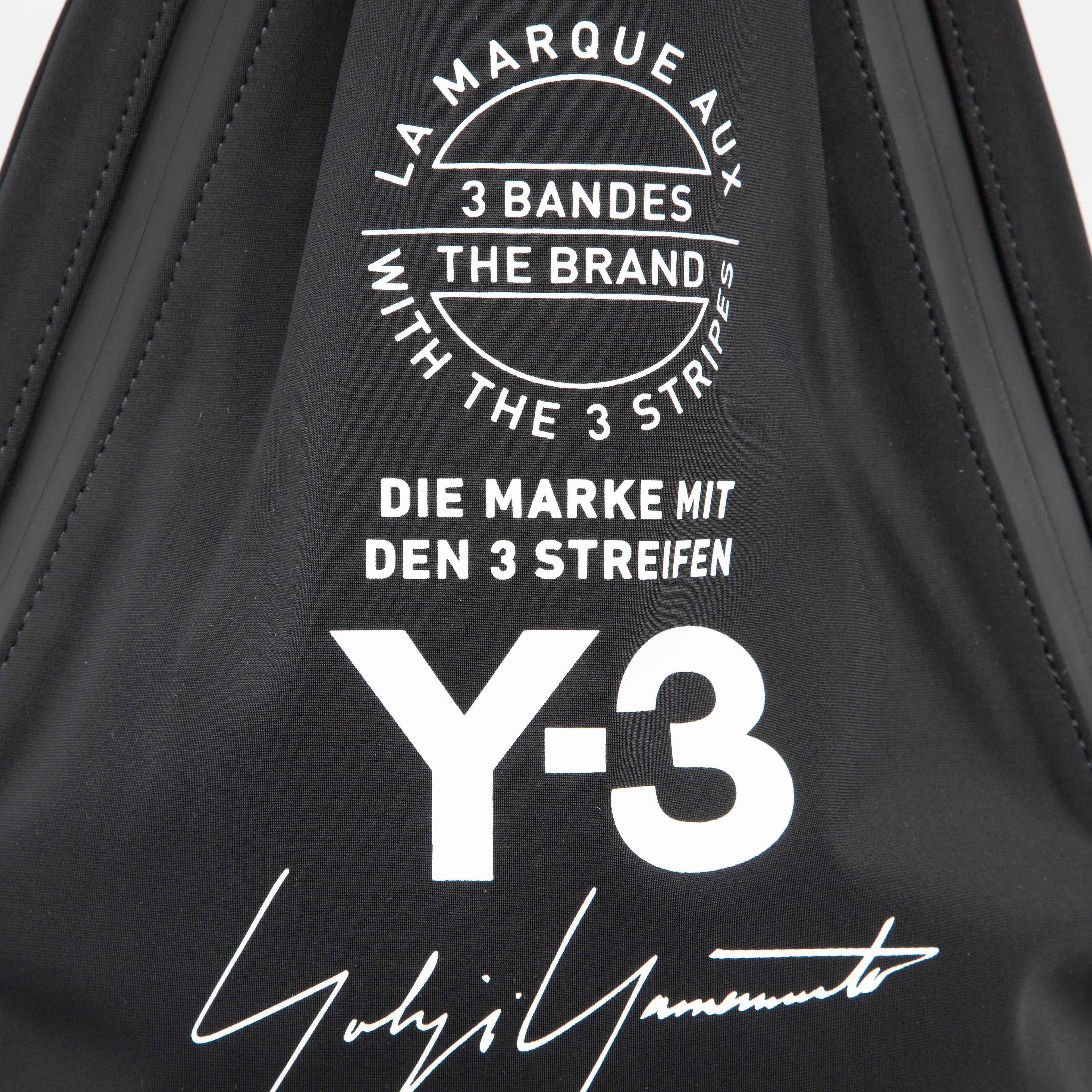  Y-3 Black Sling Bag - Unisex Crossbody Style
