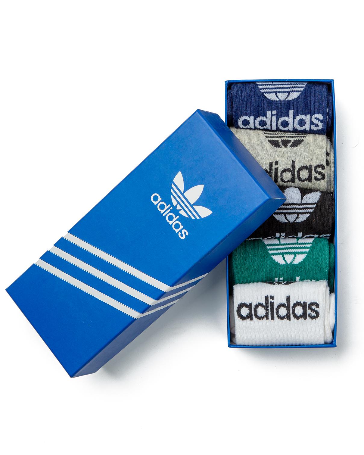 Adidas Premium Logo Socks - 6 Pairs Gift Box | Unisex Sportswear