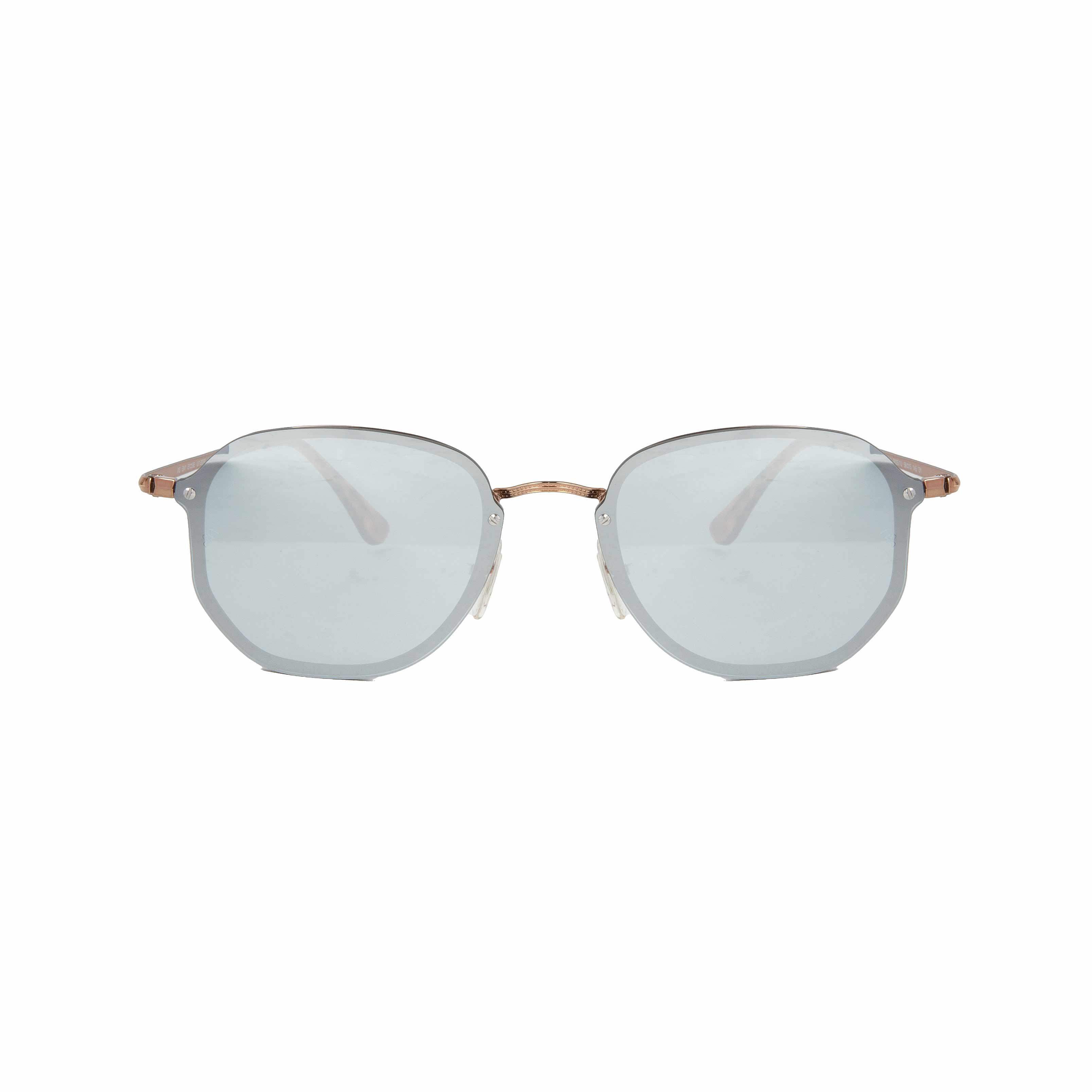 Chic Rimless Mirrored Round Sunglasses - Unisex Style