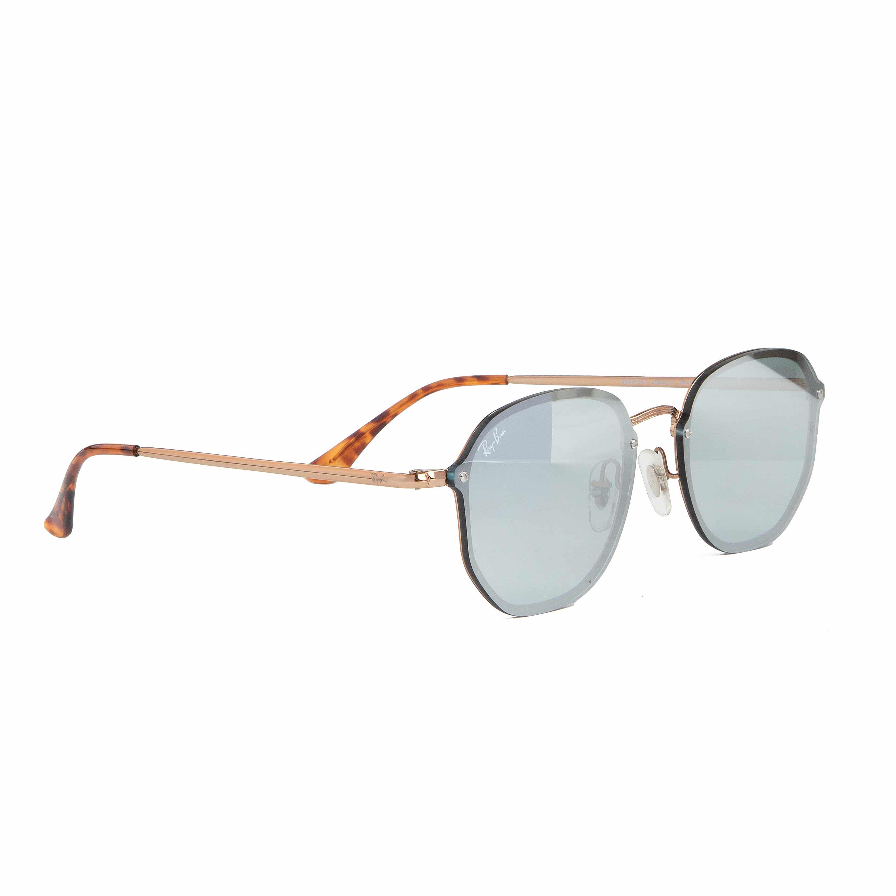 Chic Rimless Mirrored Round Sunglasses - Unisex Style