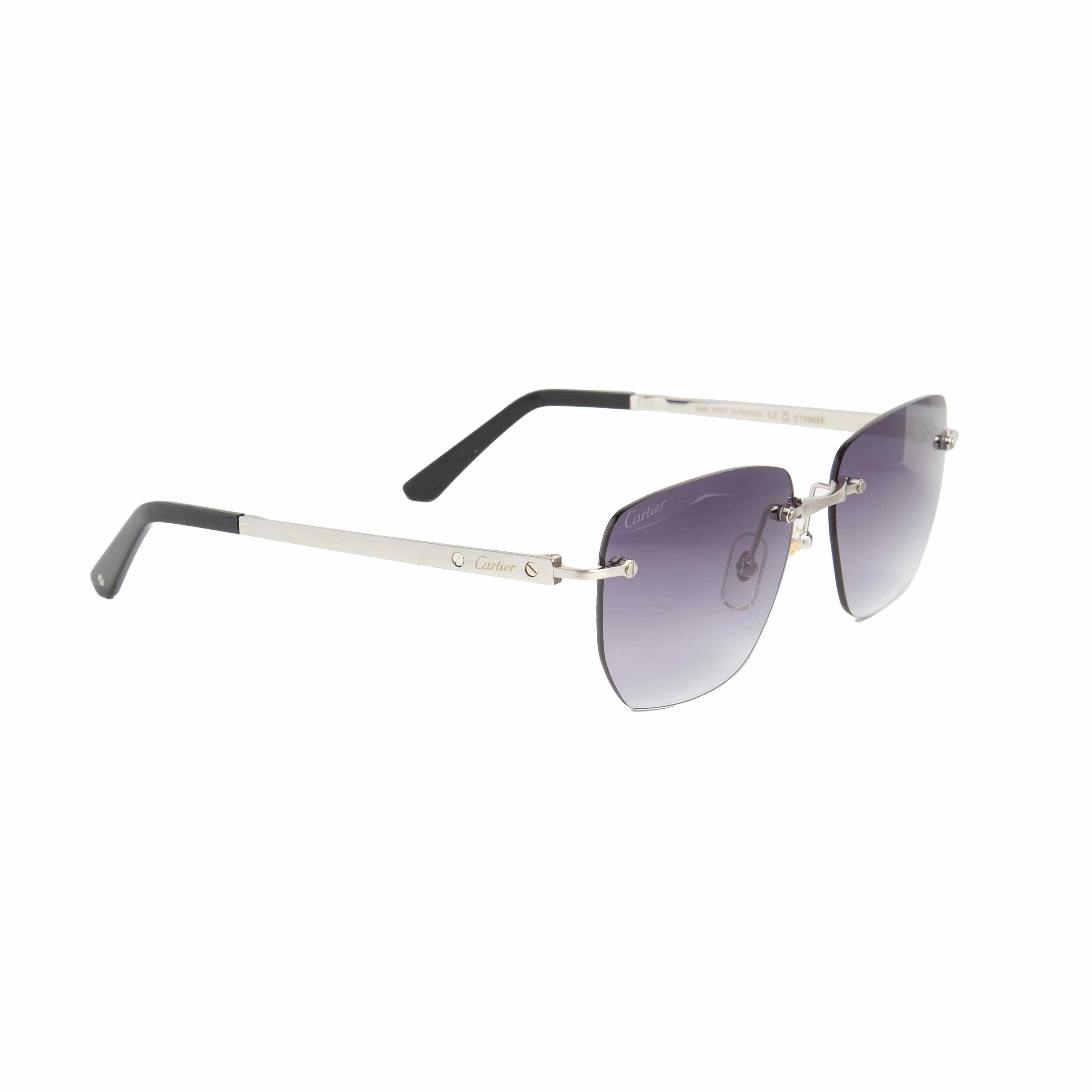 Cartier CT0227S Rimless Sunglasses - Luxury Eyewear