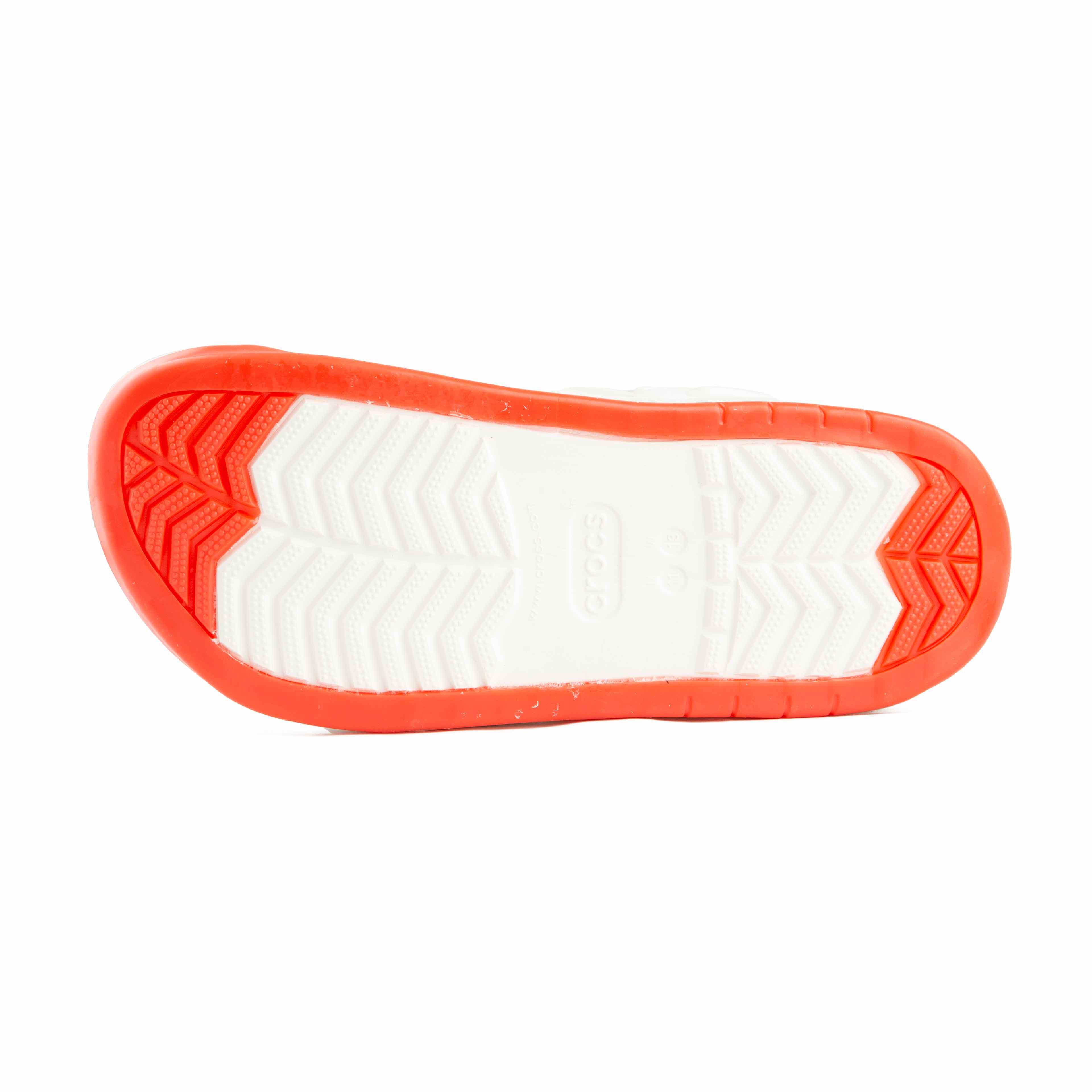 These are bright and comfortable cream-colored platform clogs, designed with a playful twist. 