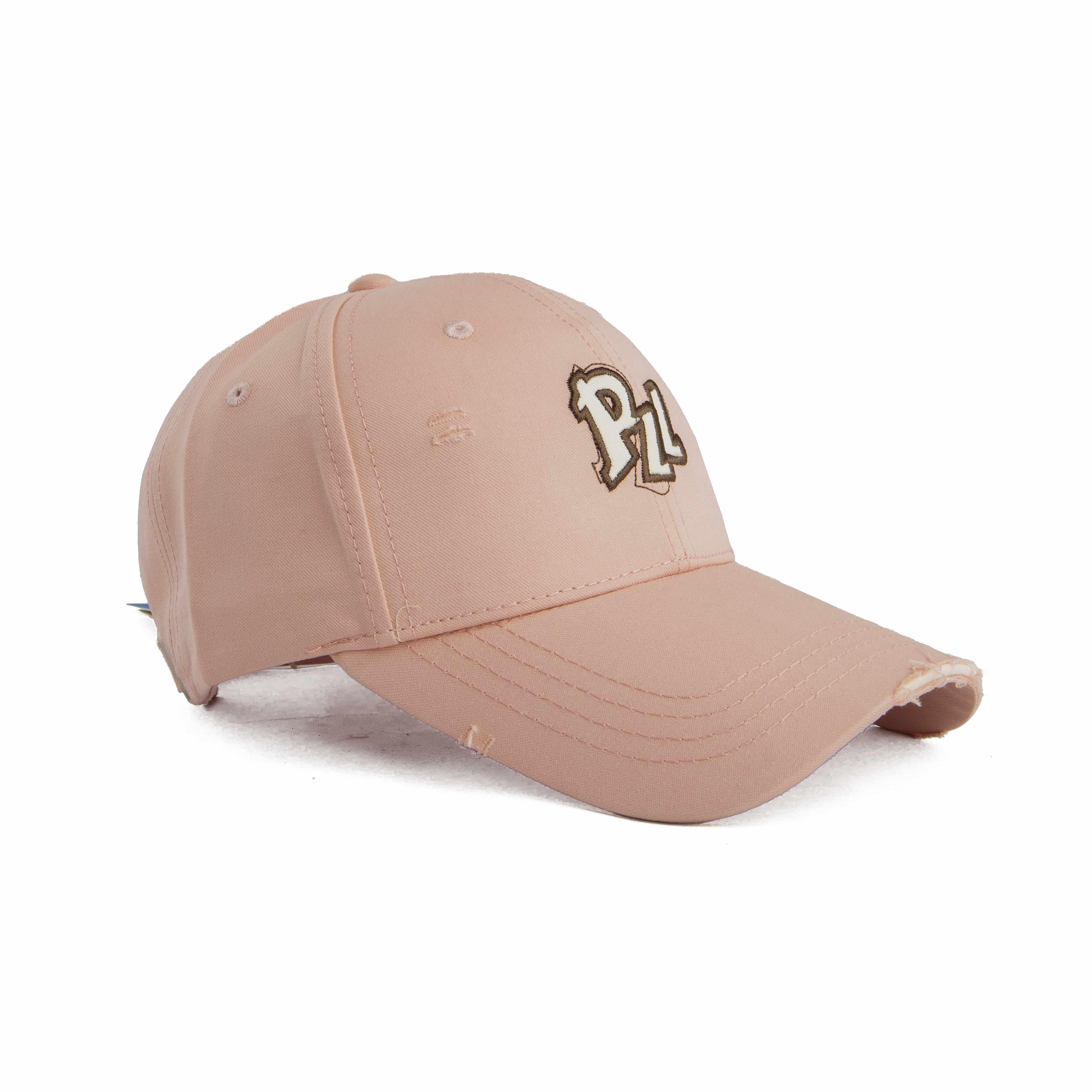 Distressed Pink "PLL" Embroidered Baseball Cap Unisex