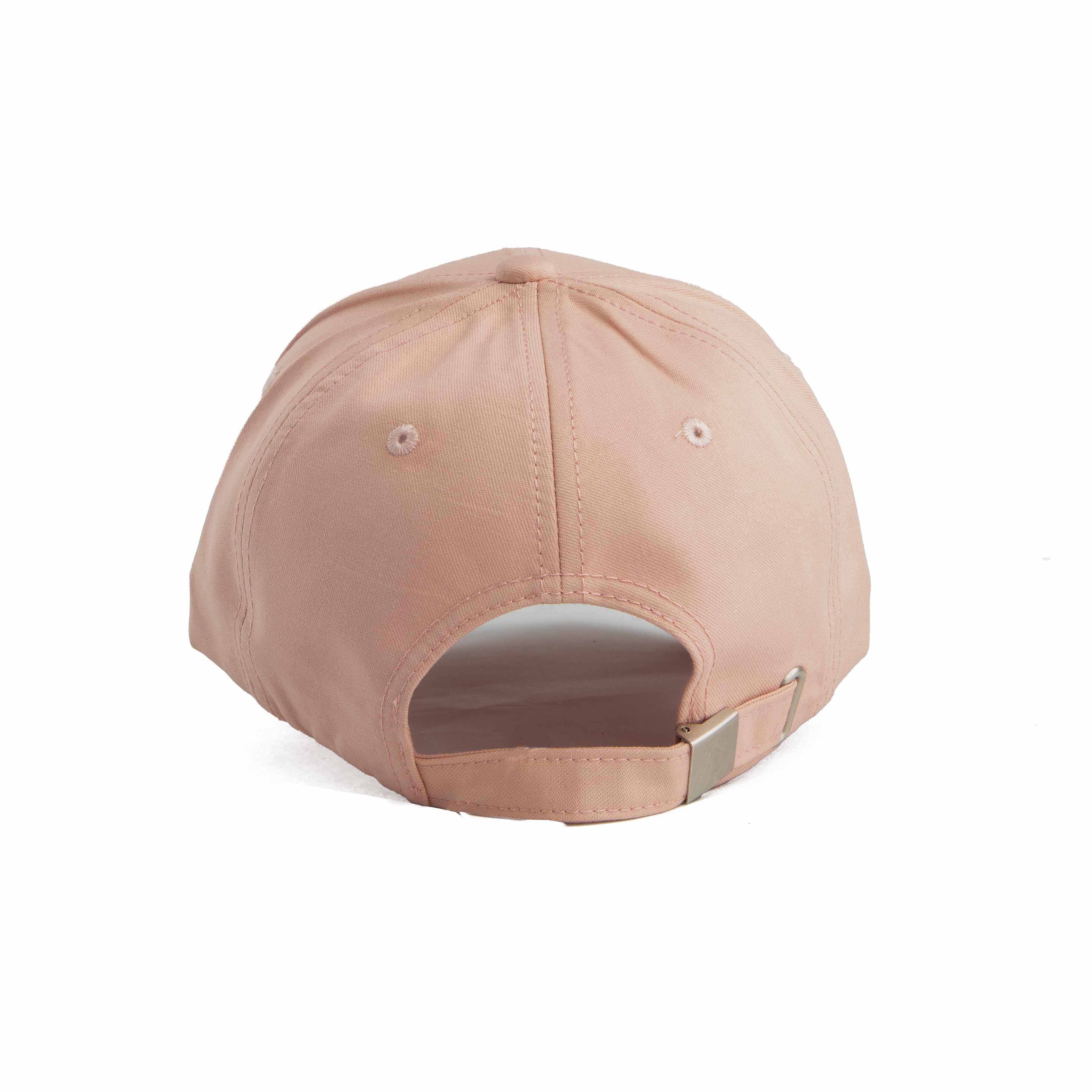 Trendy distressed pink baseball cap featuring stylish