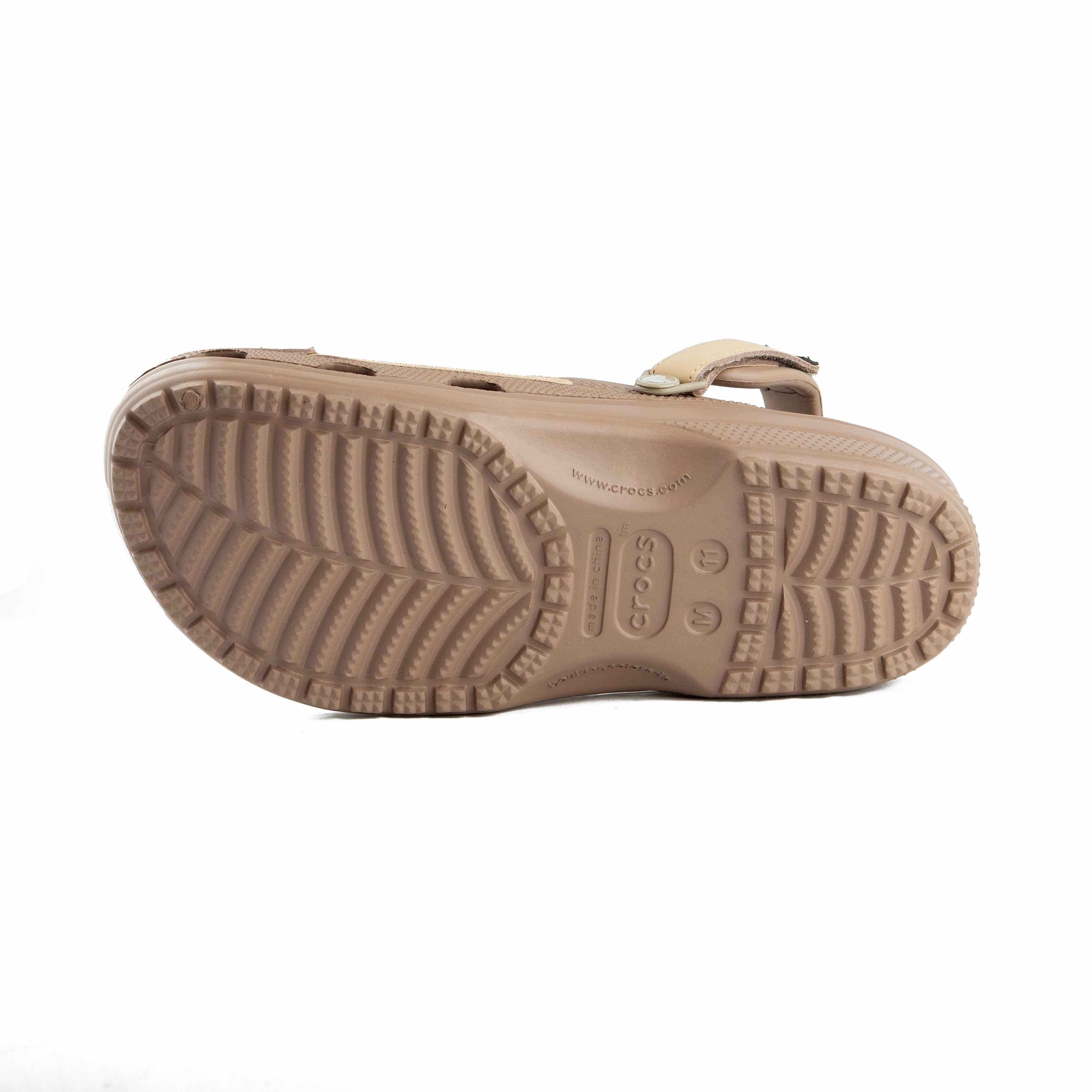 Elevate your Halloween spirit with bone Crocs Classic Platform Clogs!