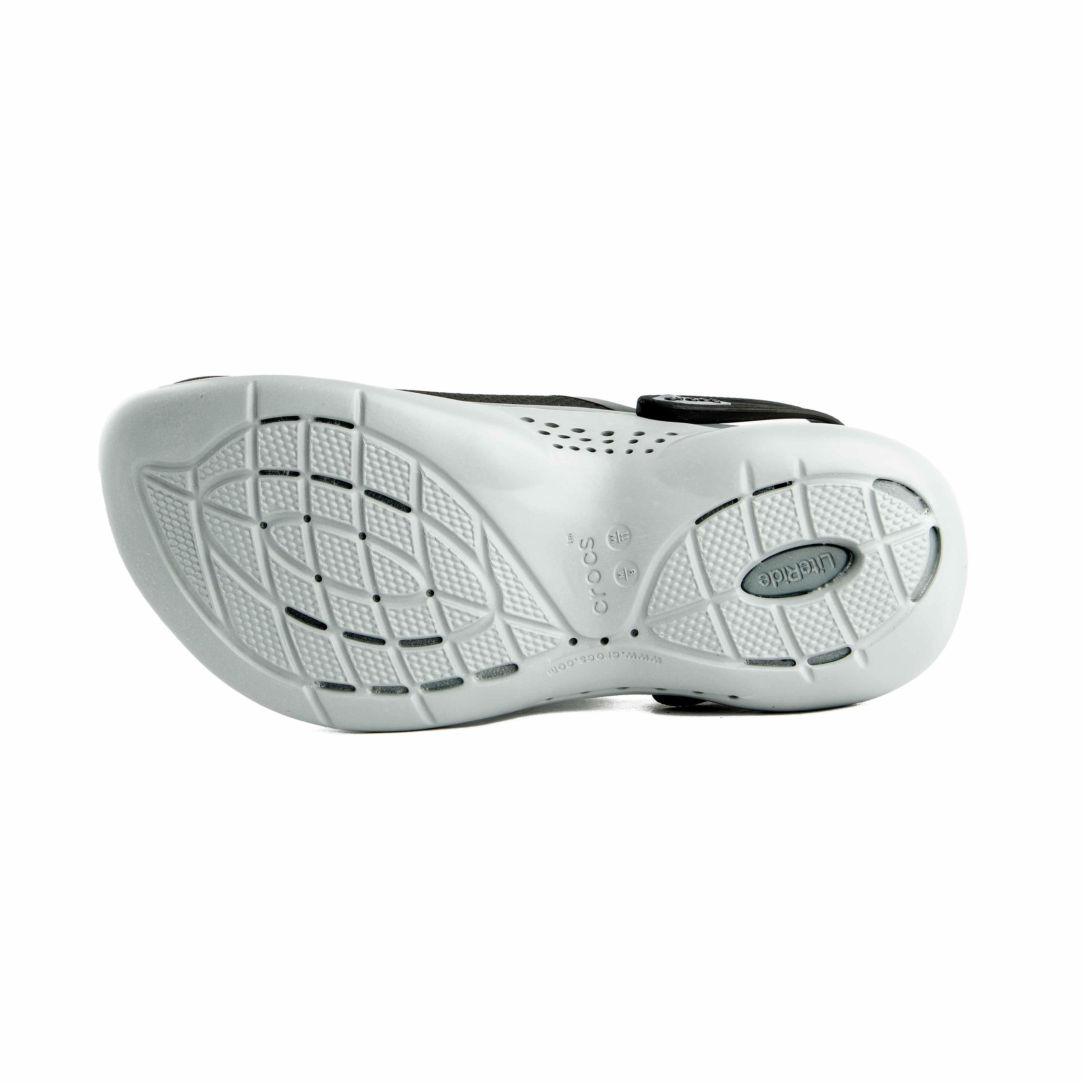 Experience ultimate comfort with Crocs LiteRide Mesh Clogs. Black
