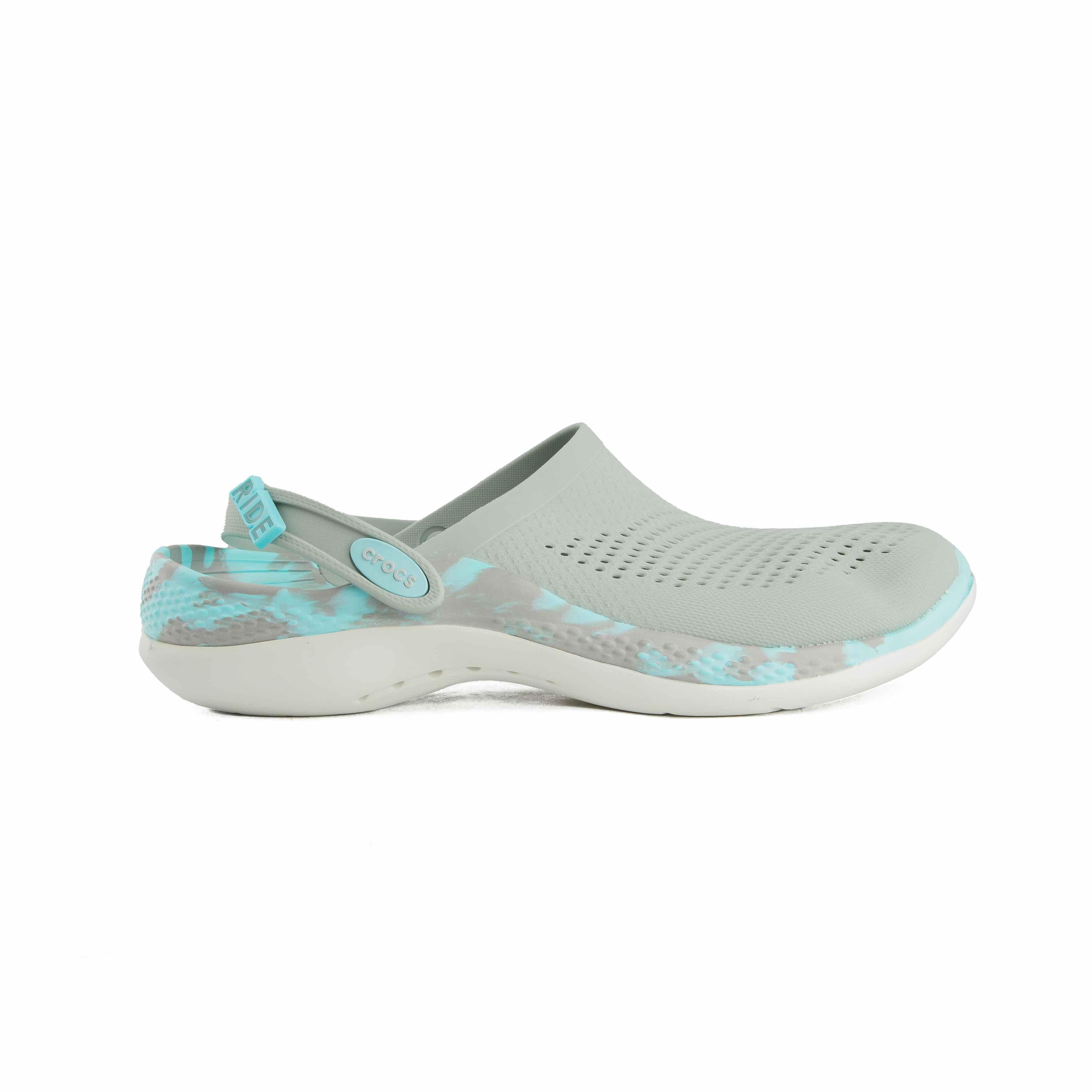 This is a stylish pair of Crocs LiteRide Clogs, renowned for their innovative comfort.