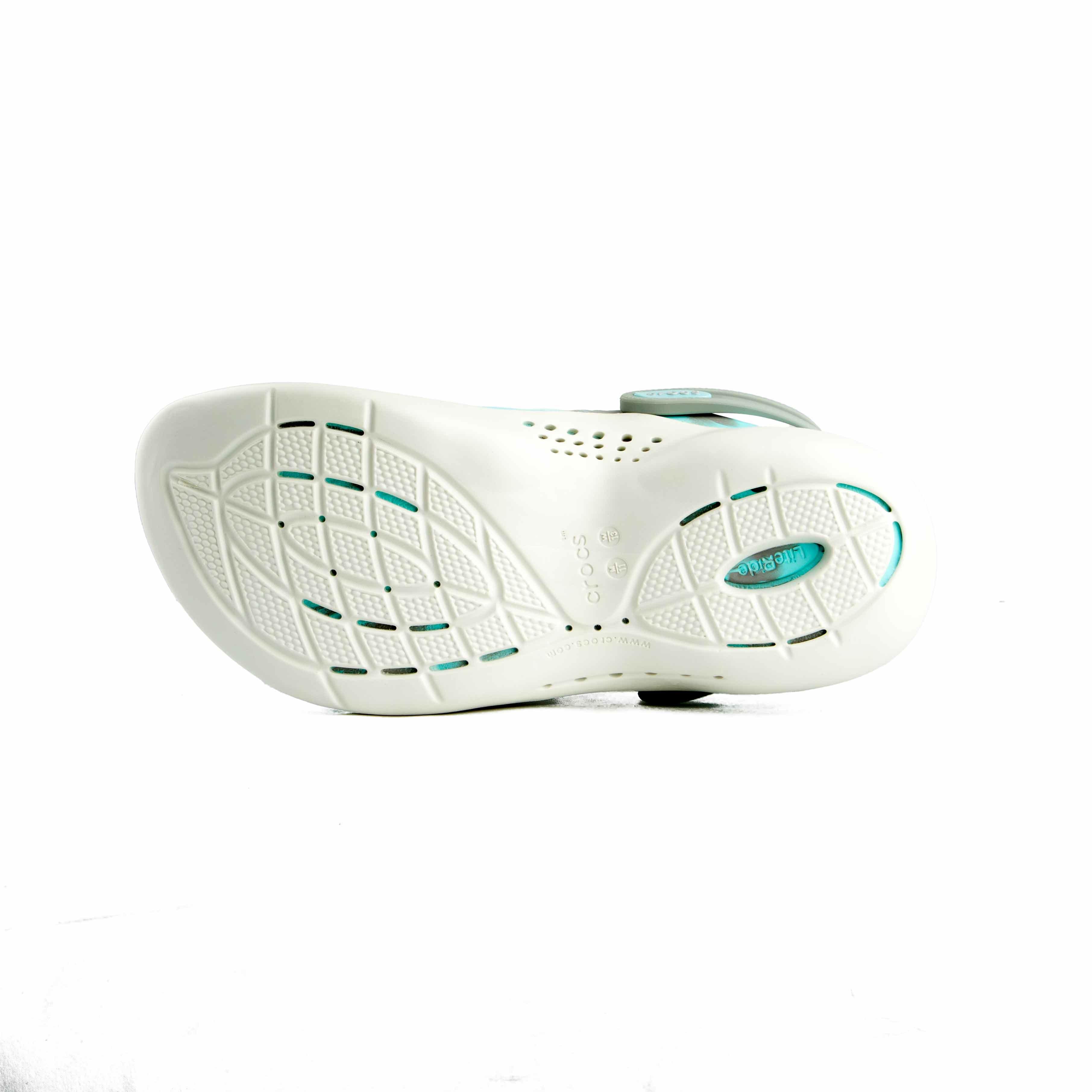 This is a stylish pair of Crocs LiteRide Clogs, renowned for their innovative comfort.