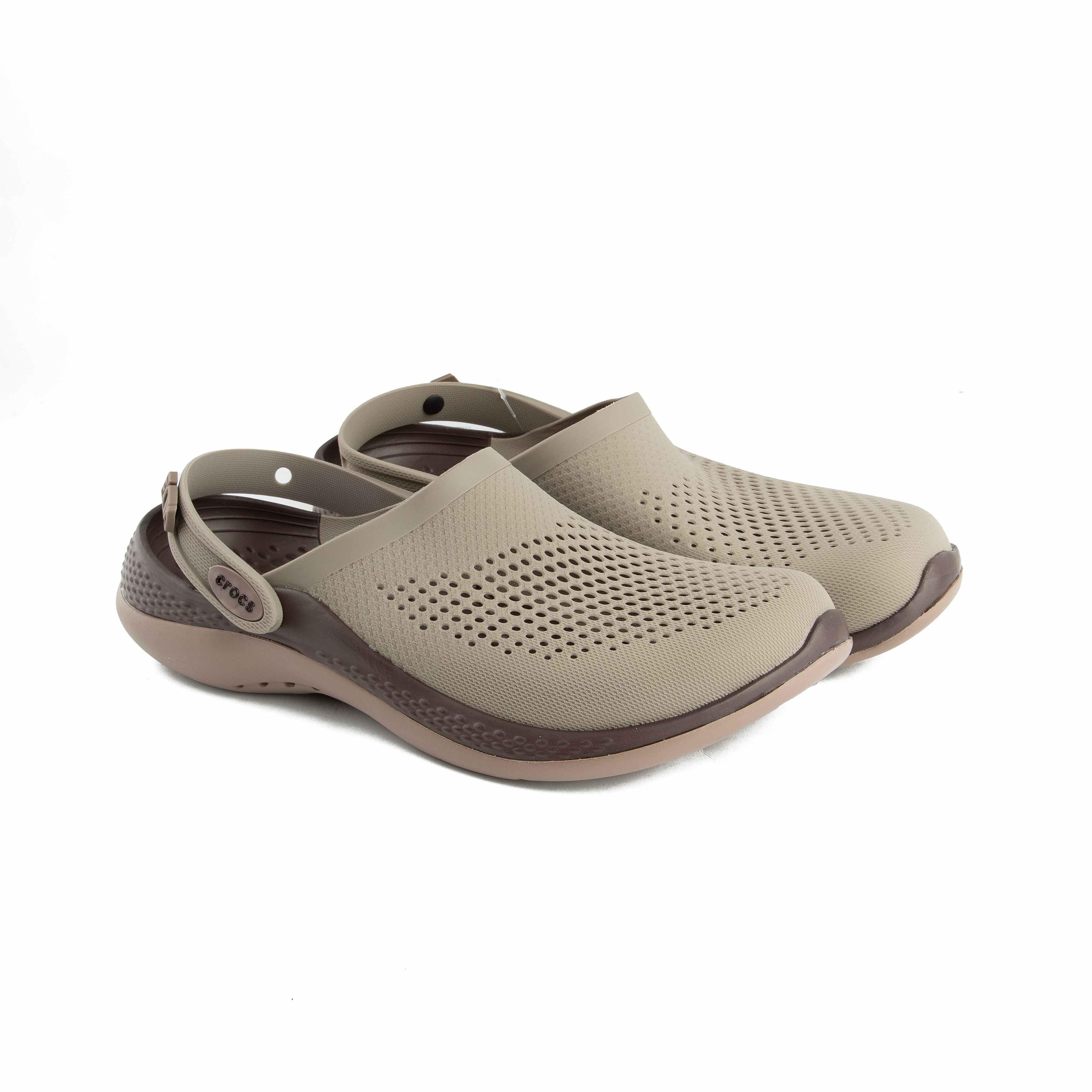 This is a classic pair of Crocs LiteRide Clogs, celebrated for their ultimate comfort and lightweight design.