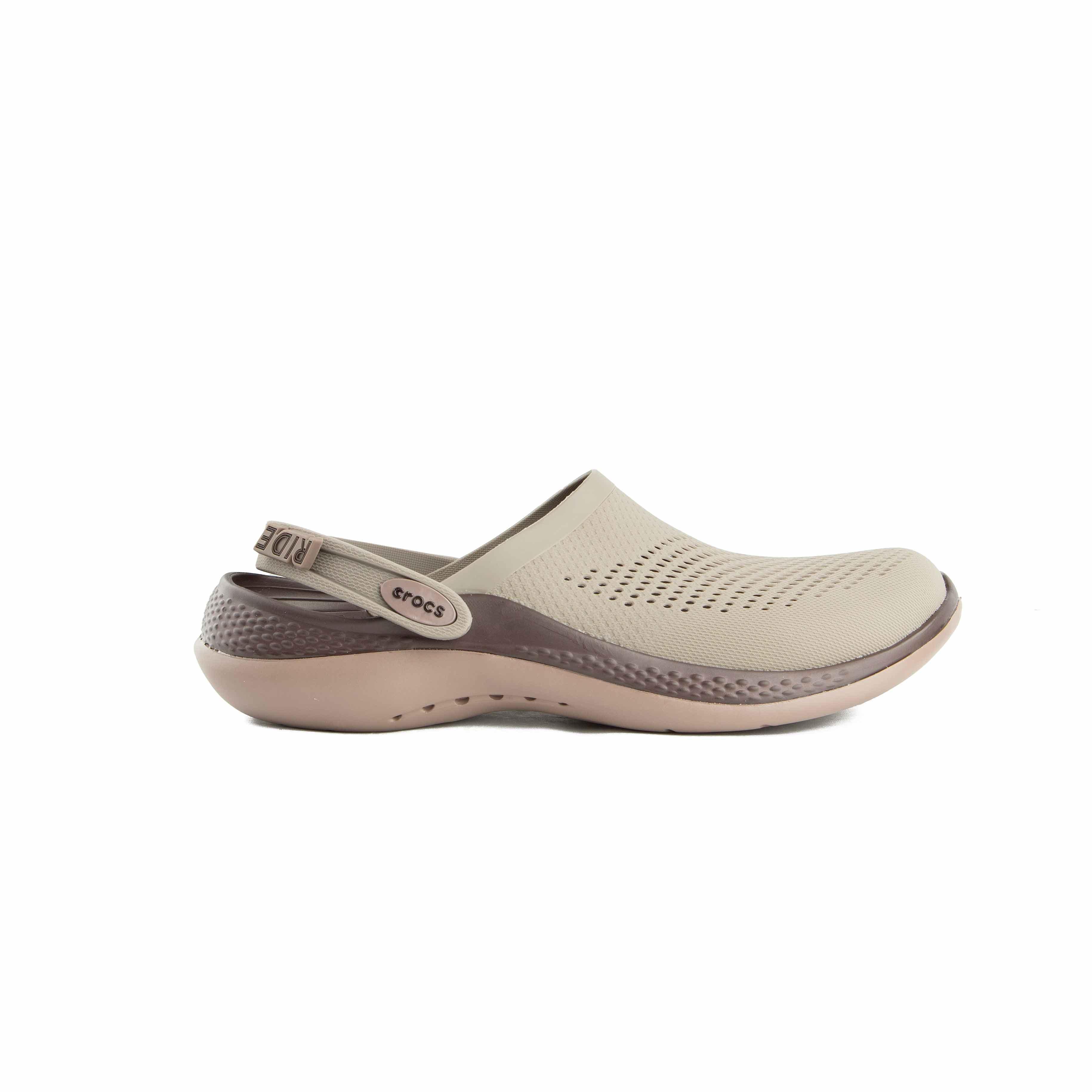 This is a classic pair of Crocs LiteRide Clogs, celebrated for their ultimate comfort and lightweight design.