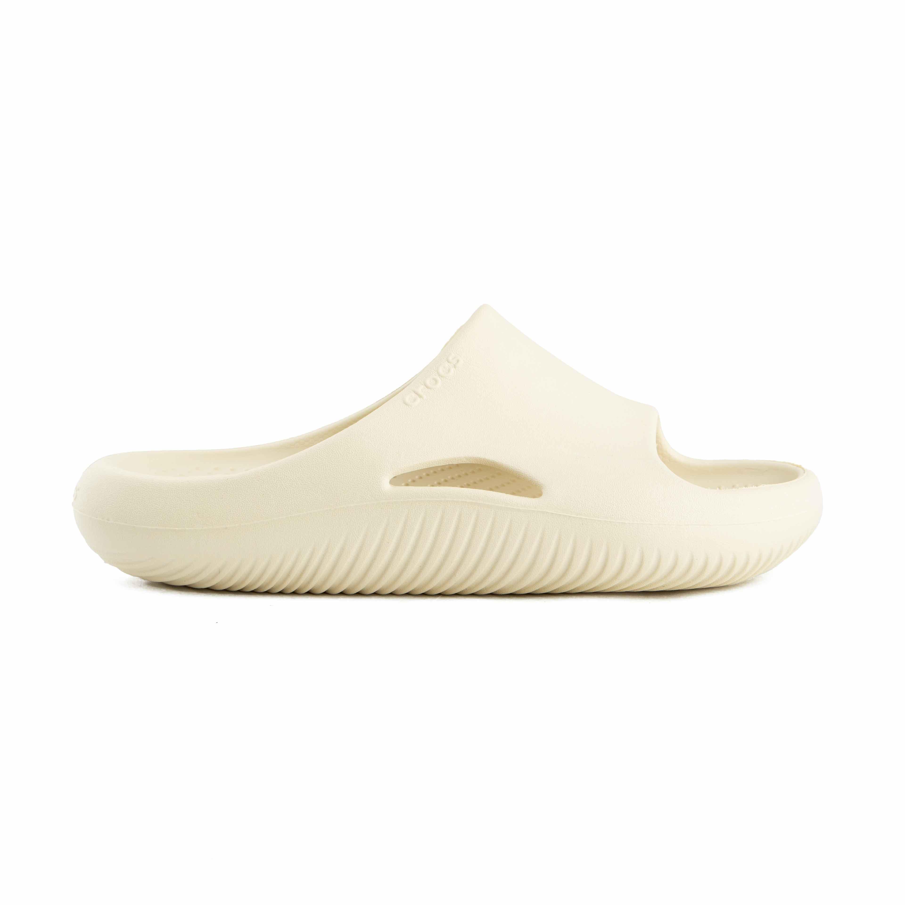 Crocs Classic Slide Sandals - Bone Unisex Comfort