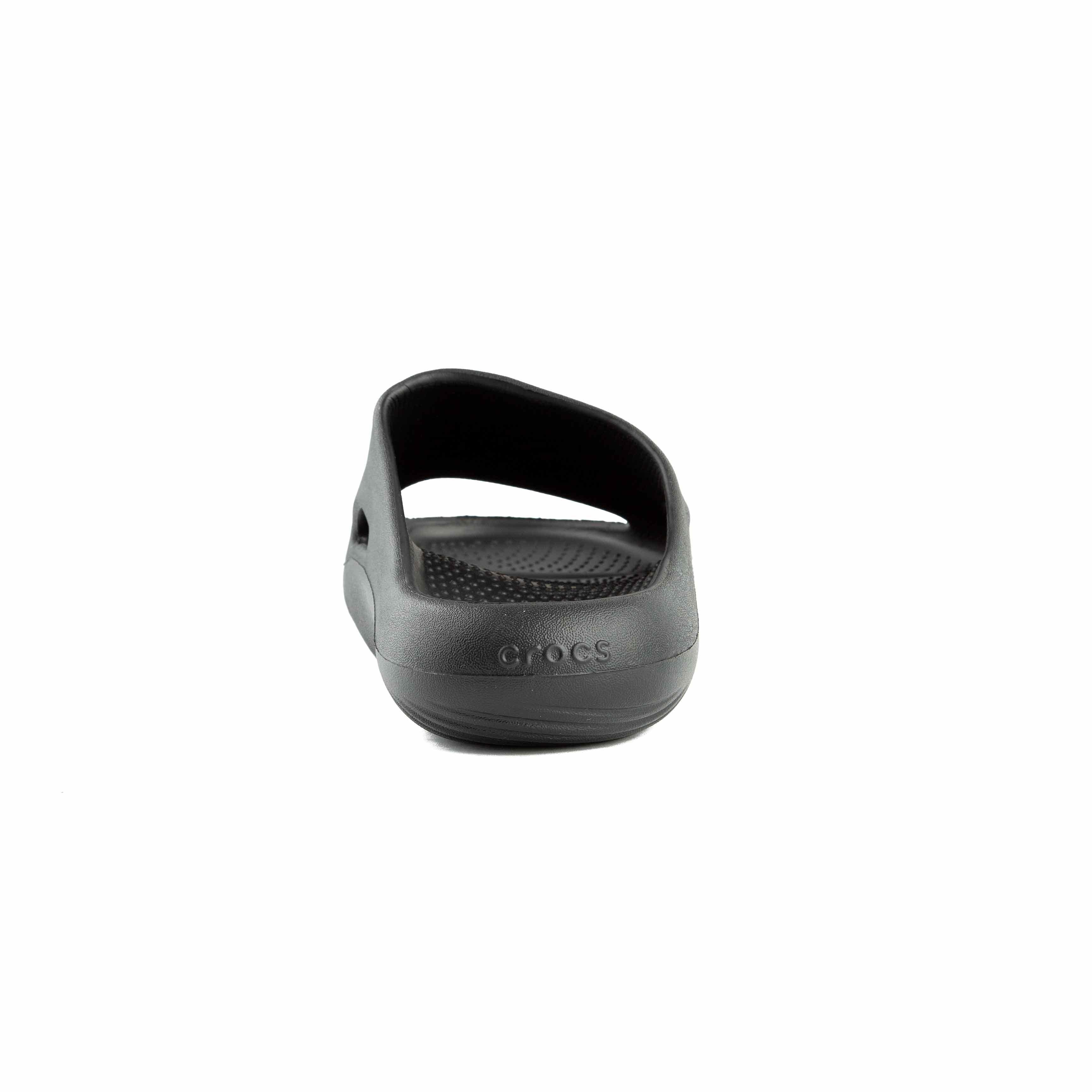 Discover ultimate comfort with these classic black Crocs slide sandals.