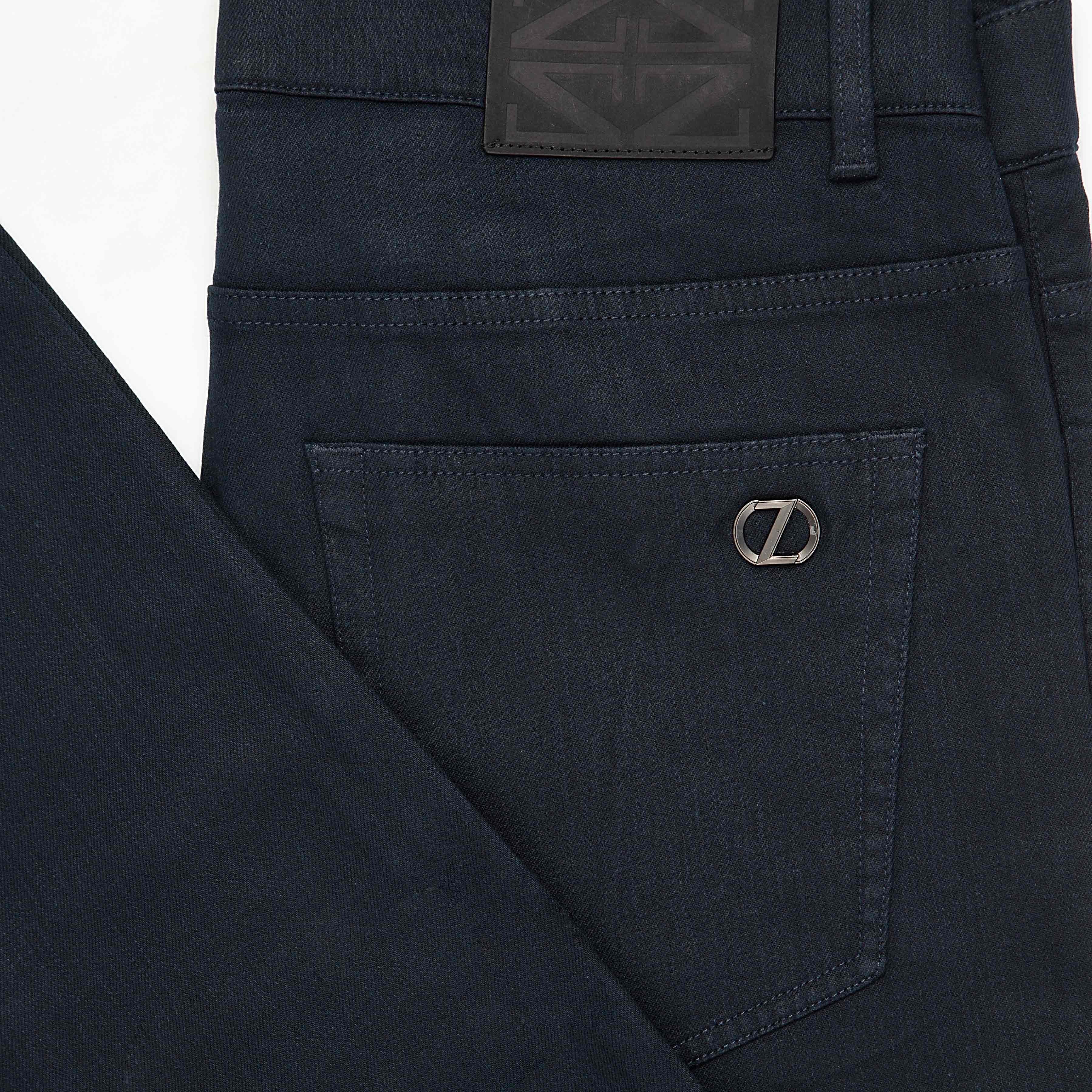 Zegna Italian Men's Dark Blue Pant