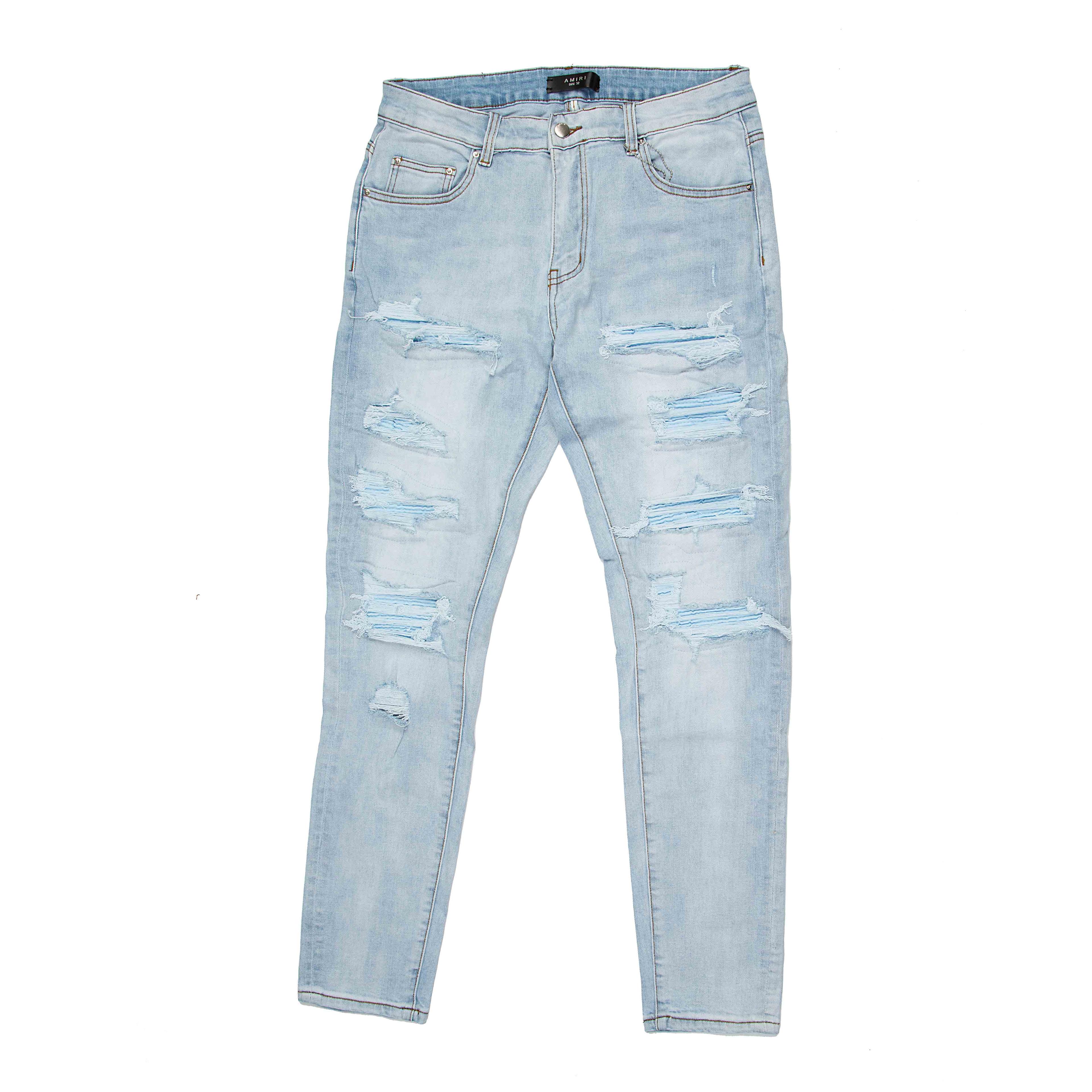 High-End Distressed Designer Denim