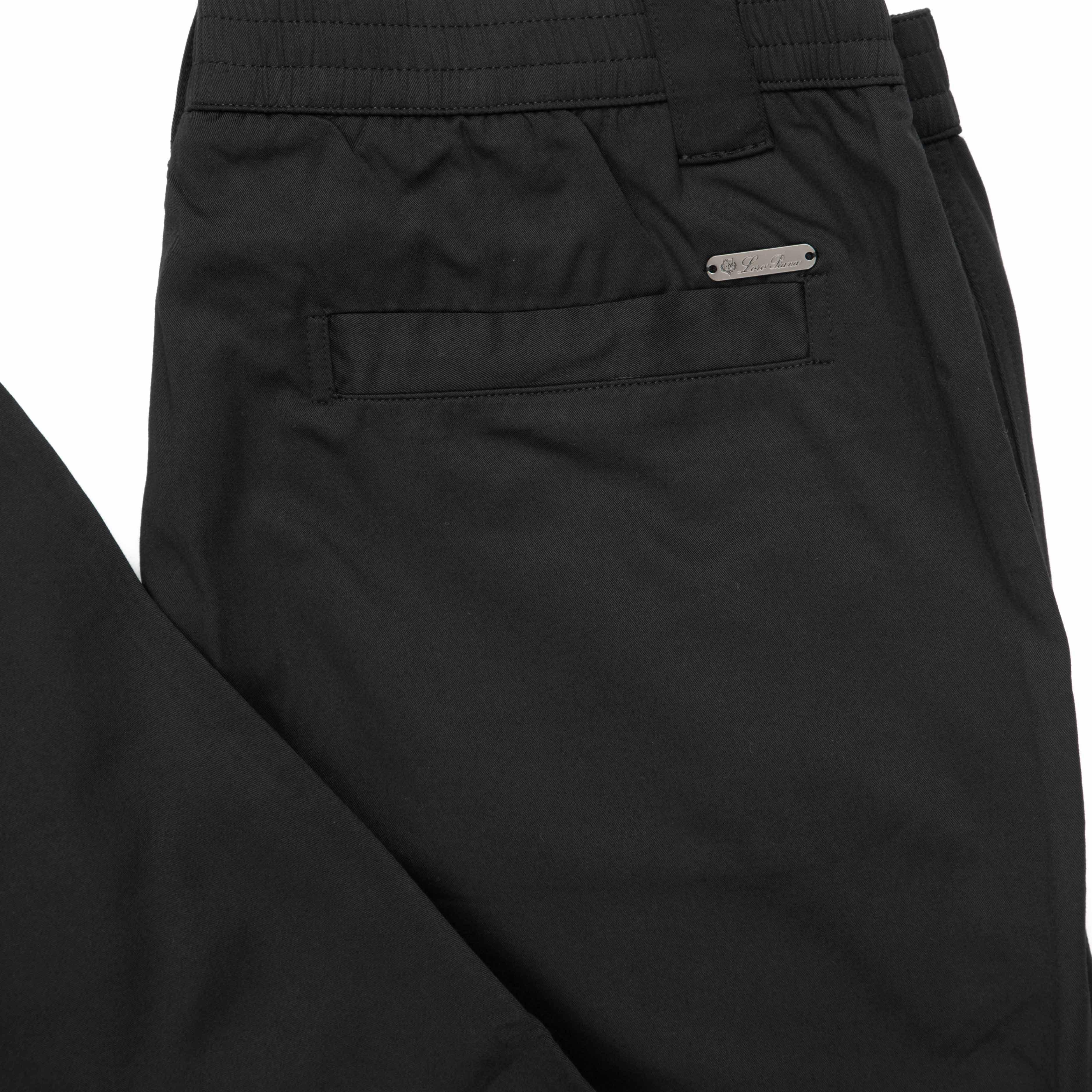 Men's Black Loro Piana Italian Pant
