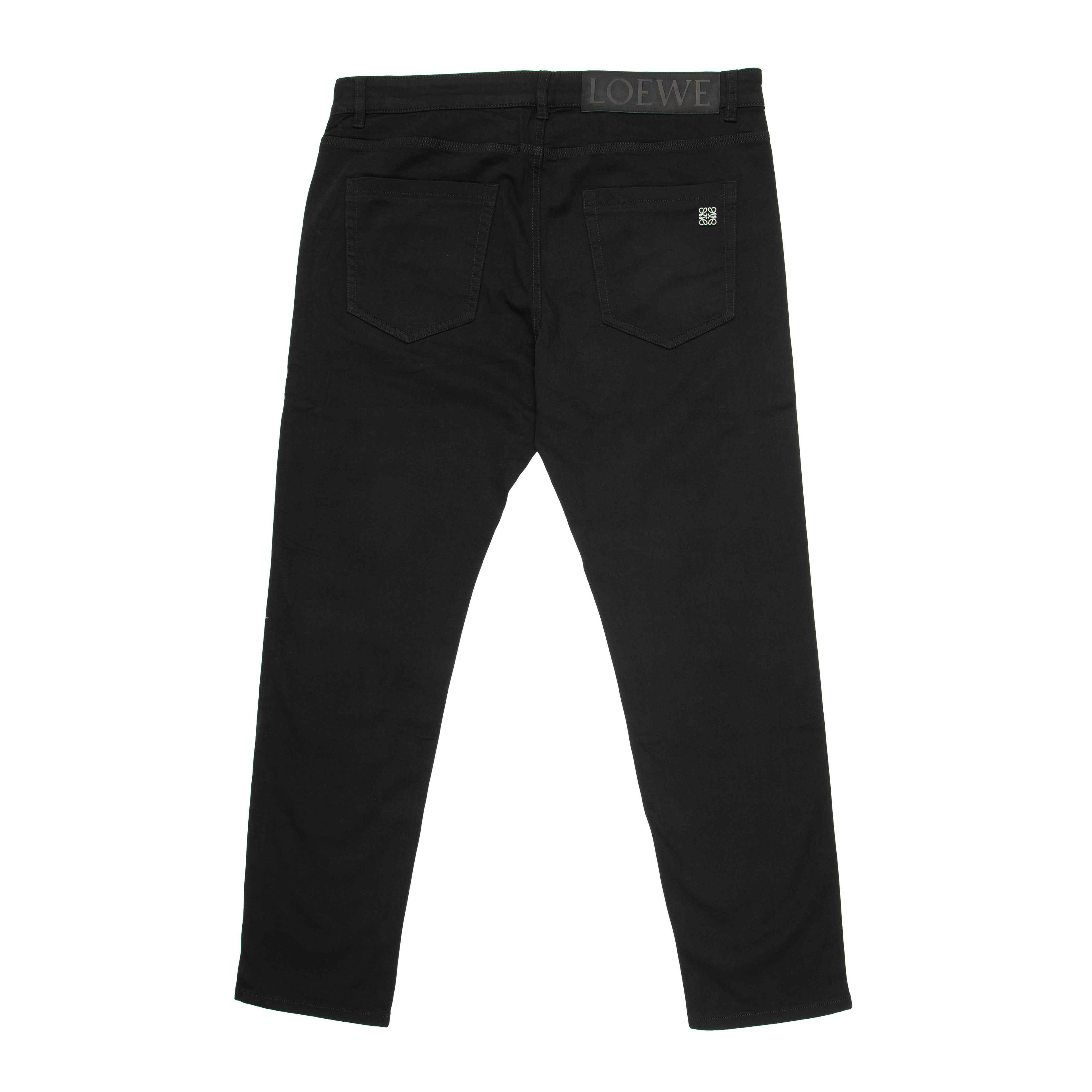 Men's Black Loewe Italian Pant