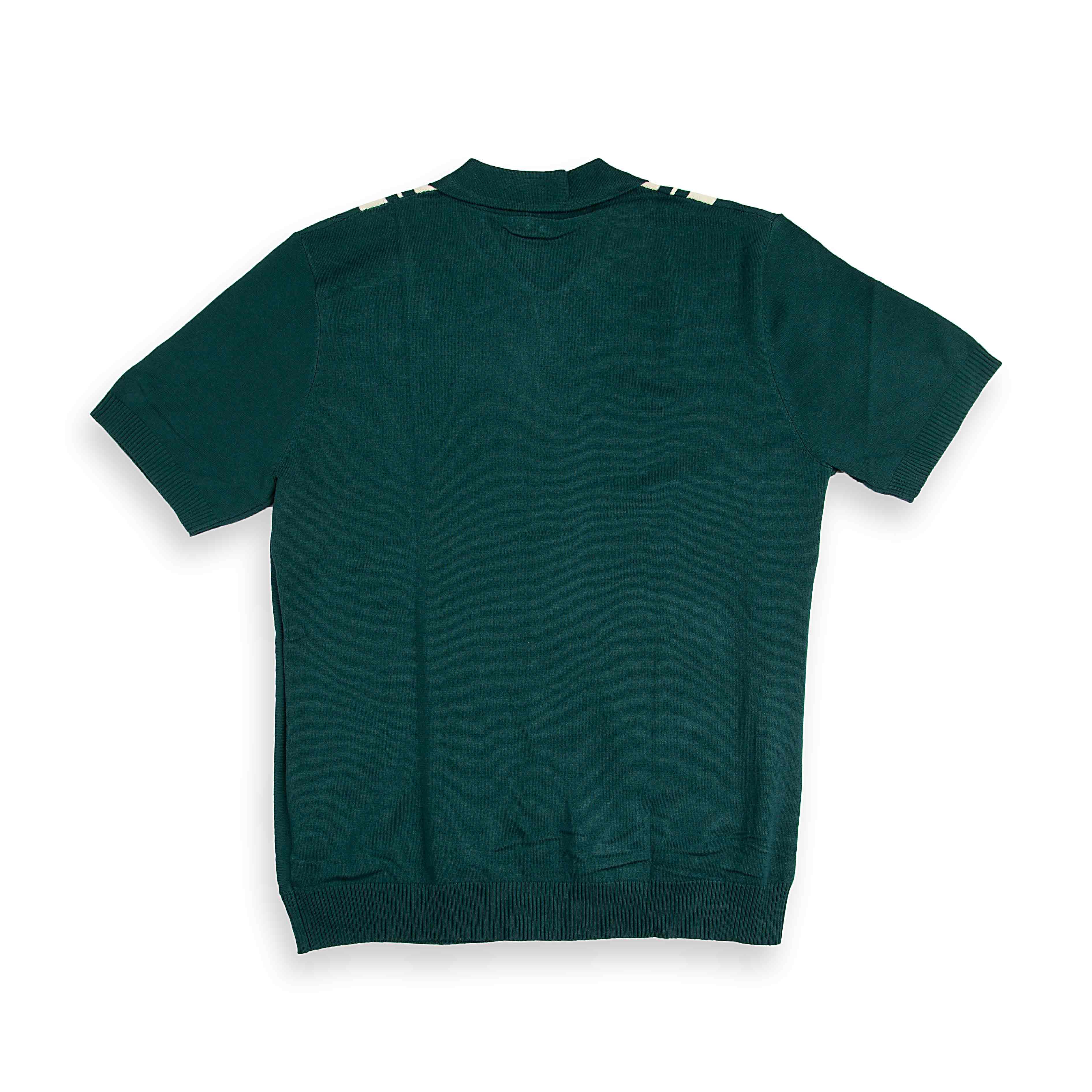 Classics Men's Retro Knit Polo Shirt - Green.