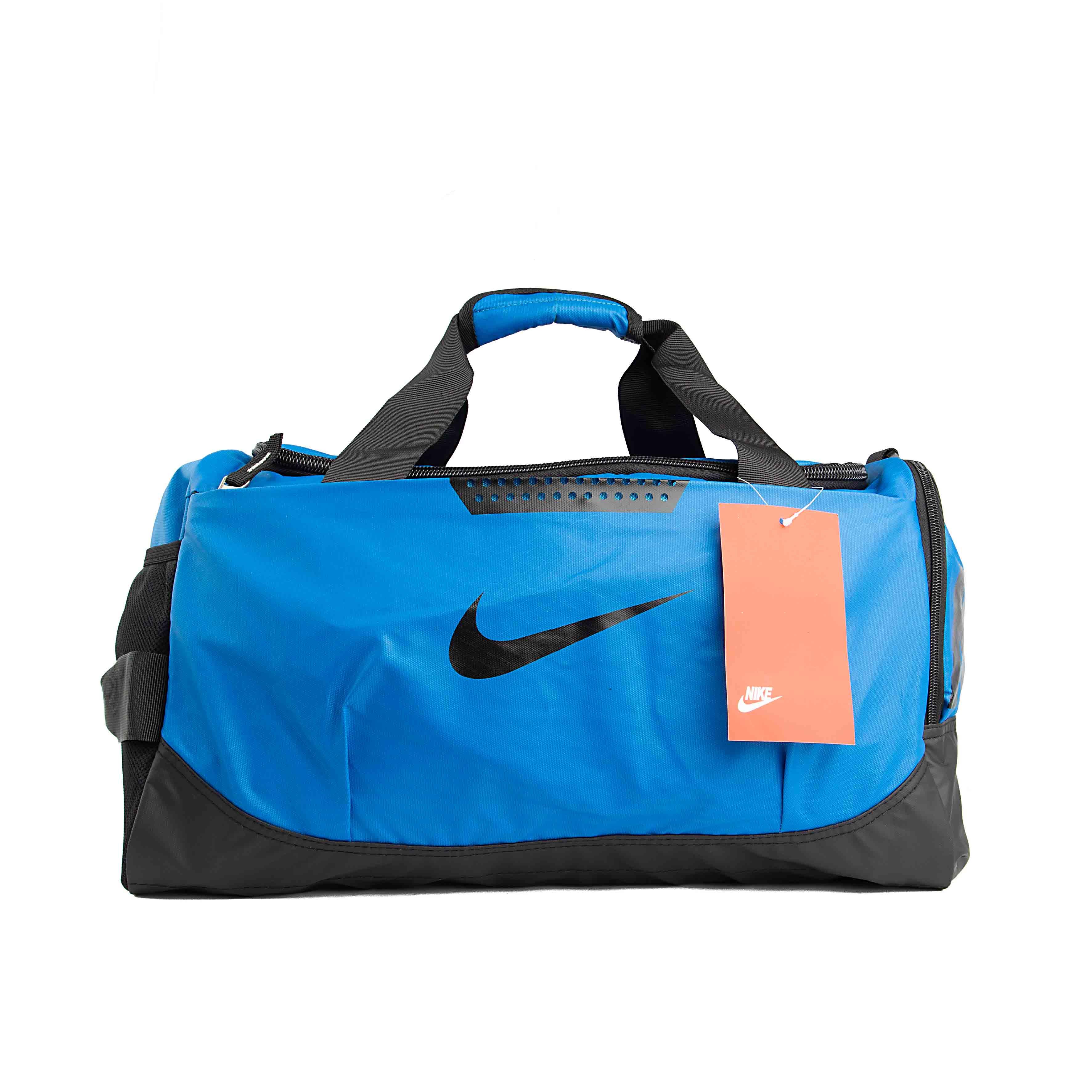 Durable blue Nike Brasilia Training Duffel Bag. 