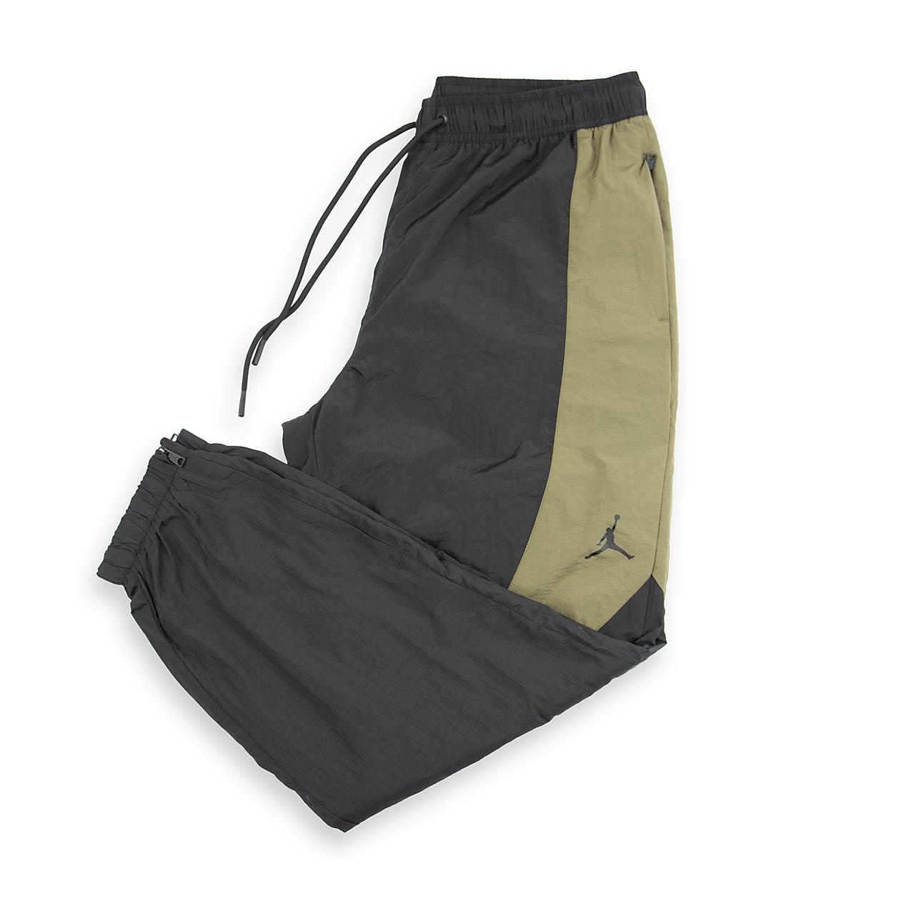Jordan Sport Jam Warm-Up Pants, Black/Green Hue