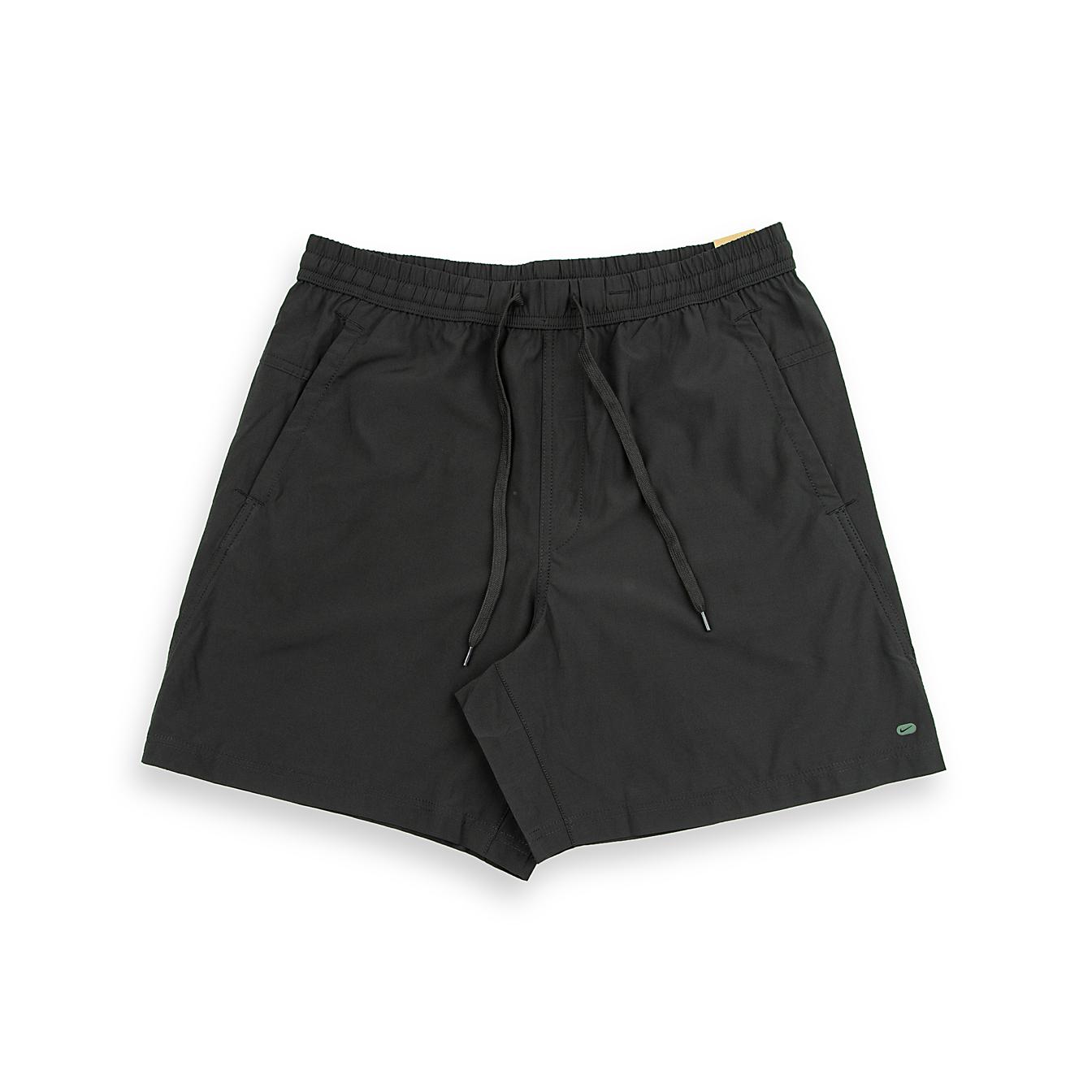 Black Men's Drawstring Casual Shorts - Quick Dry & Versatile