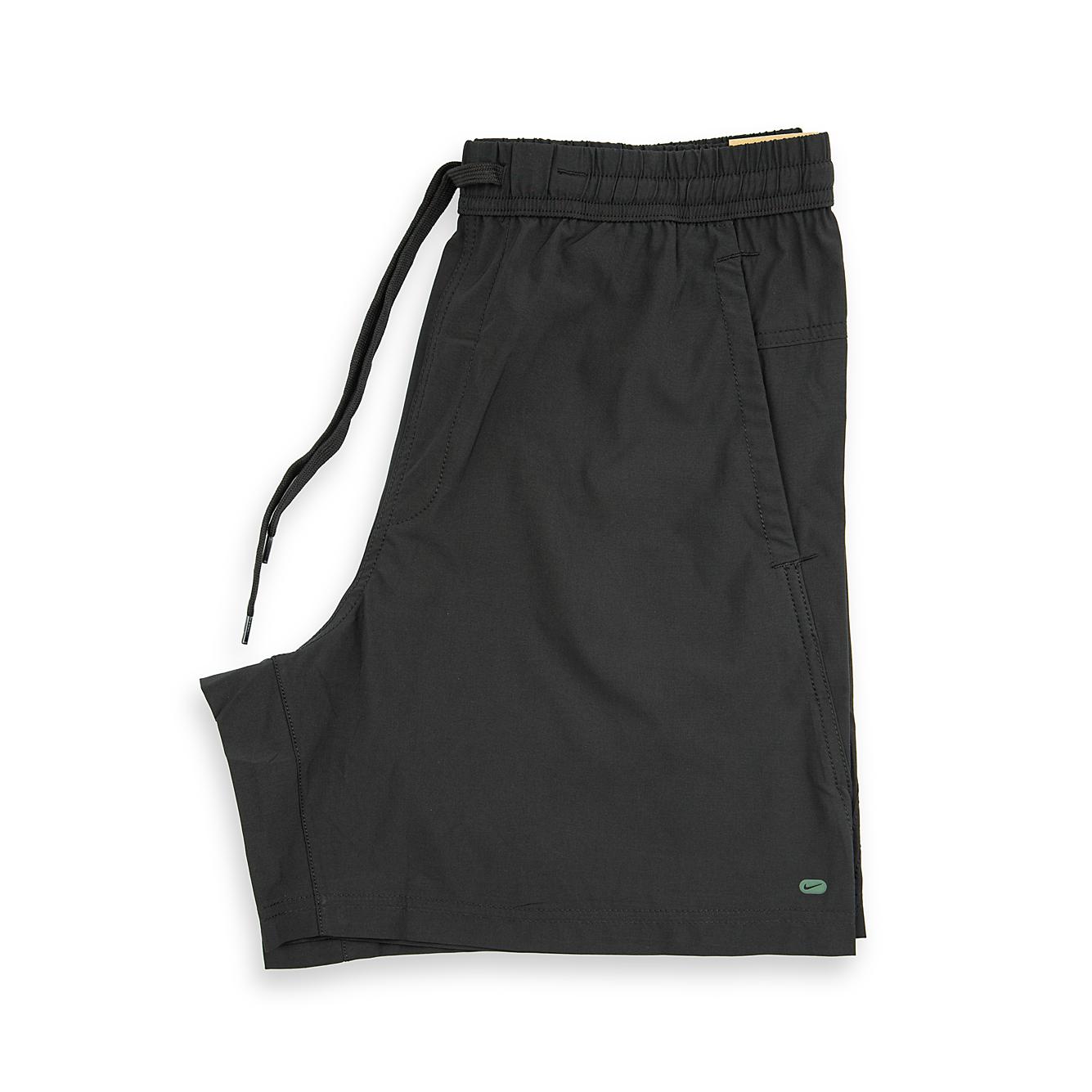 Black Men's Drawstring Casual Shorts - Quick Dry & Versatile